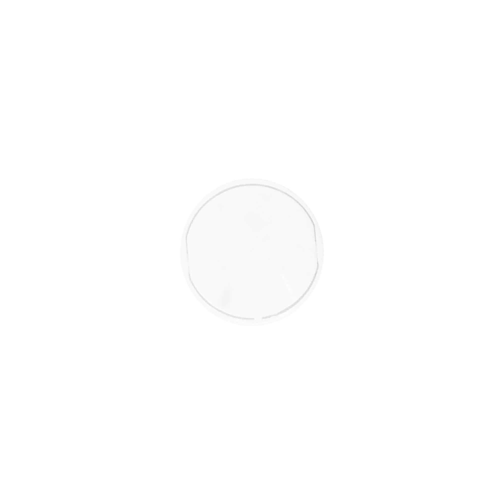 Bougage à vis Disc Top, plastique PP, blanc, pour bouchage: 20/410