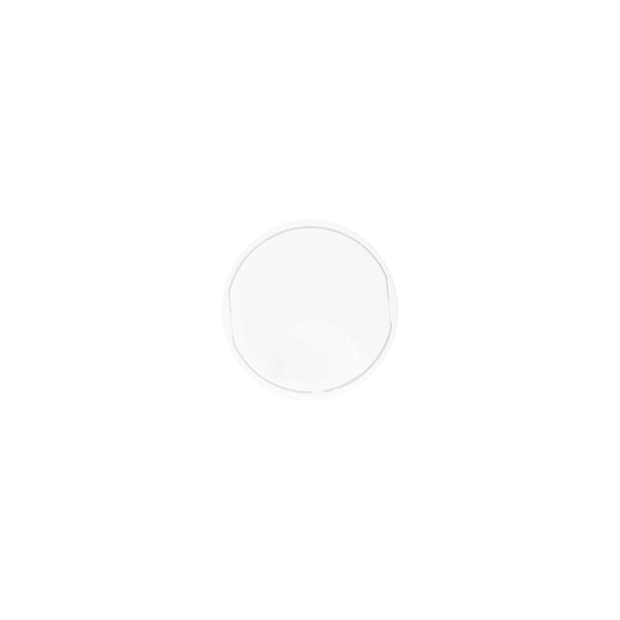 Bouchon à vis Disc Top, plastique PP, blanc, pour ouverture : 20/410