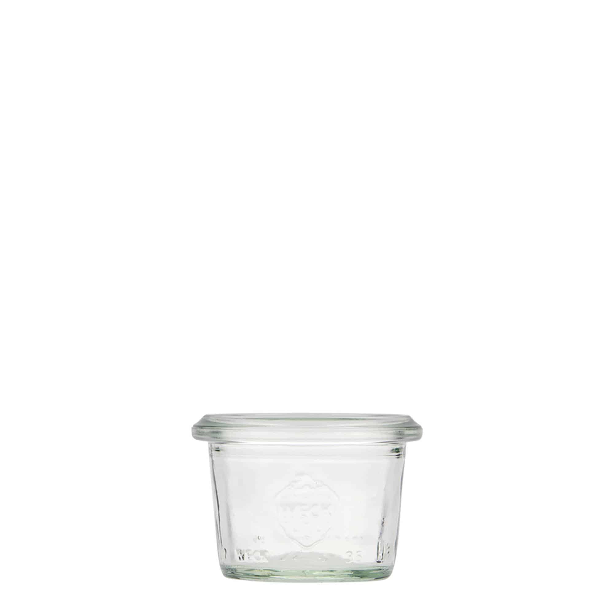 12x 35 ml bocal WECK à renversement avec couvercle en verre RR 40
