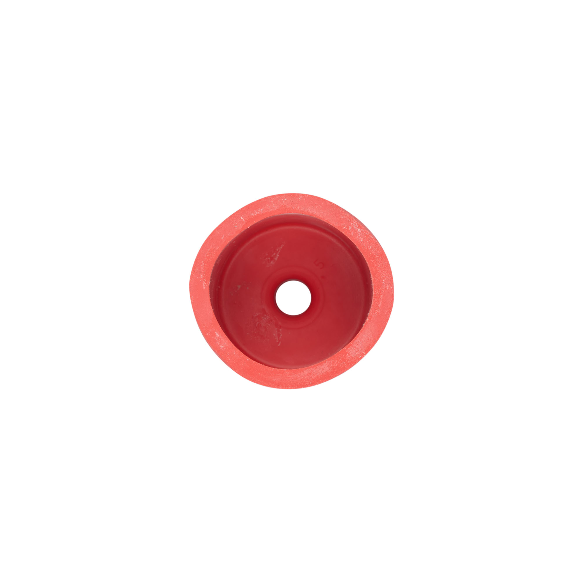 Couvercle de fermentation type 3, caoutchouc, rouge