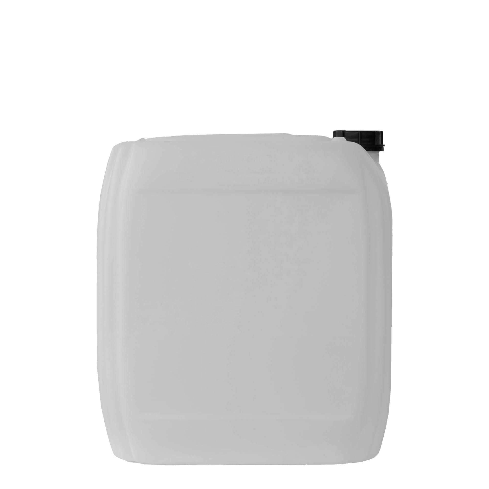 Bidon de 30 l, rectangulaire, plastique HDPE, naturel, ouverture : ND 60