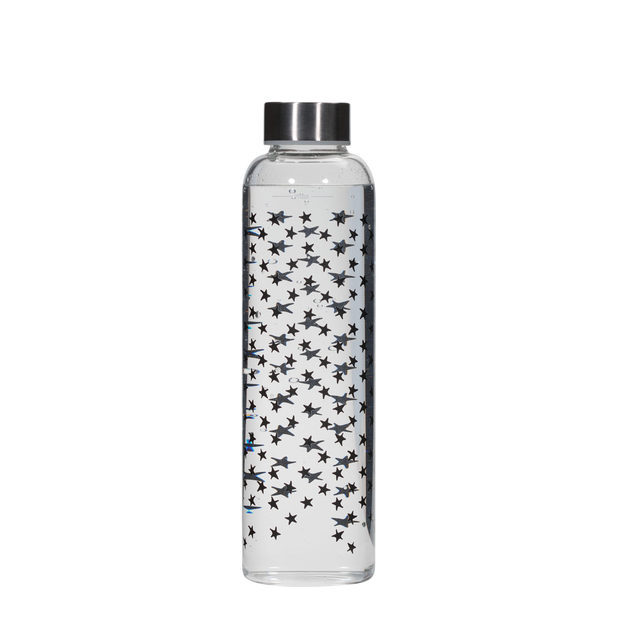 Bouteille d'eau 500 ml 'Perseus - Étoiles noires', ouverture : bouchon à vis Bouteille d'eau 500 ml 'Perseus - Étoiles noires', ouverture : bouchon à vis