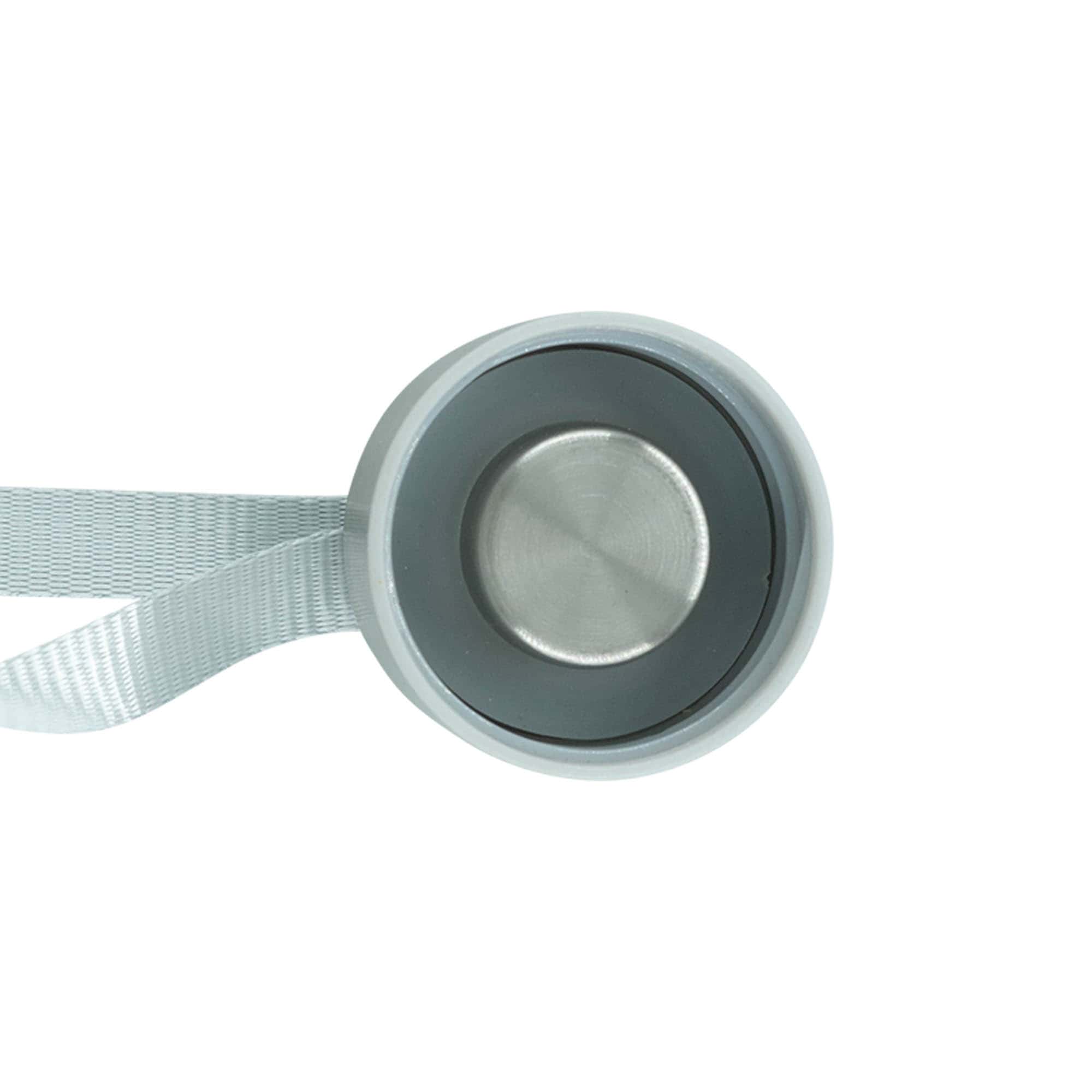 Bouchon à vis 'Perseus' avec bande, métal, argenté