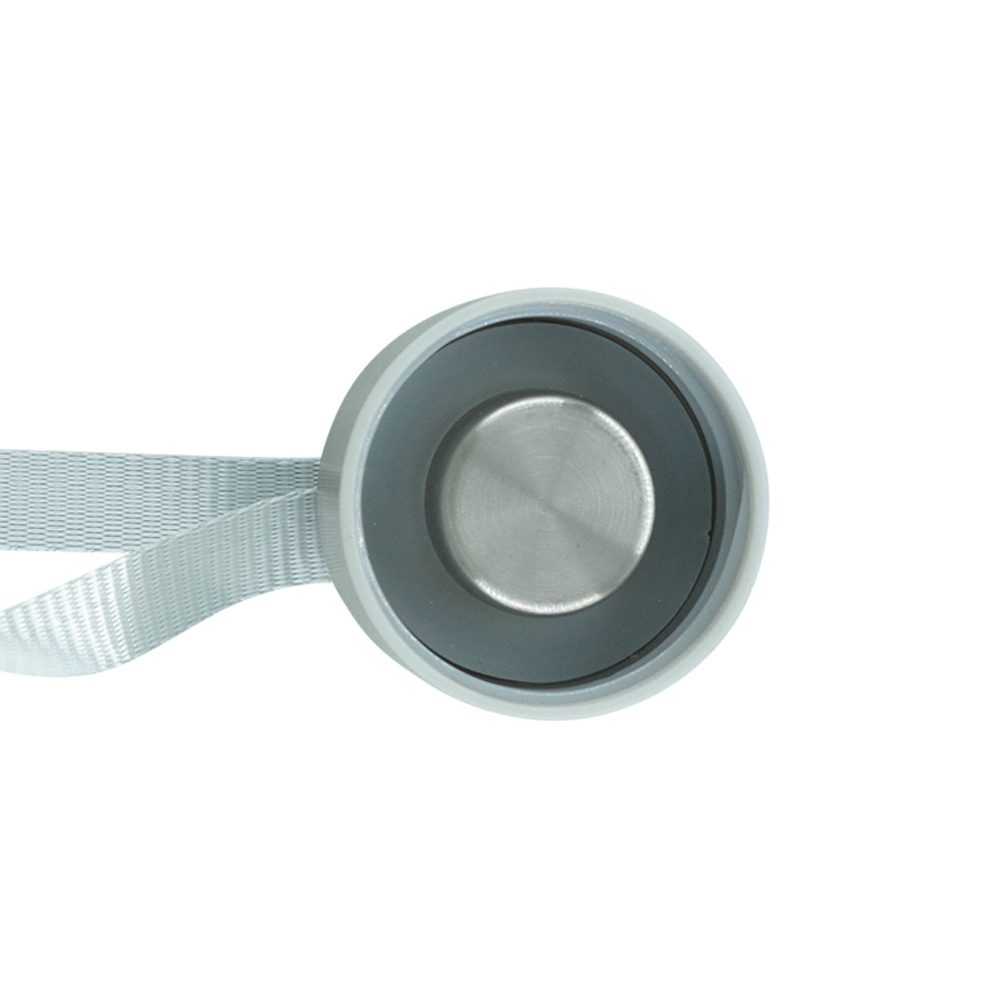 Bouchon à vis 'Perseus' avec bande, métal, argenté Bouchon à vis 'Perseus' avec bande, métal, argenté