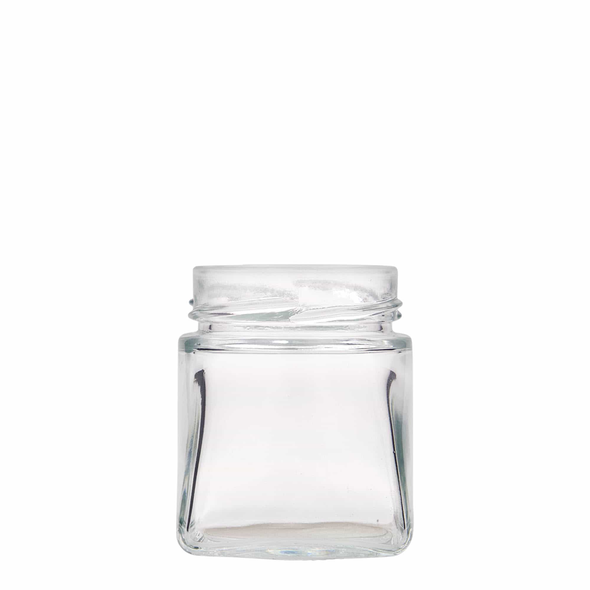 212 ml bocal carré 'Luxor', ouverture : Deept-Twist-Off (DTO 63)