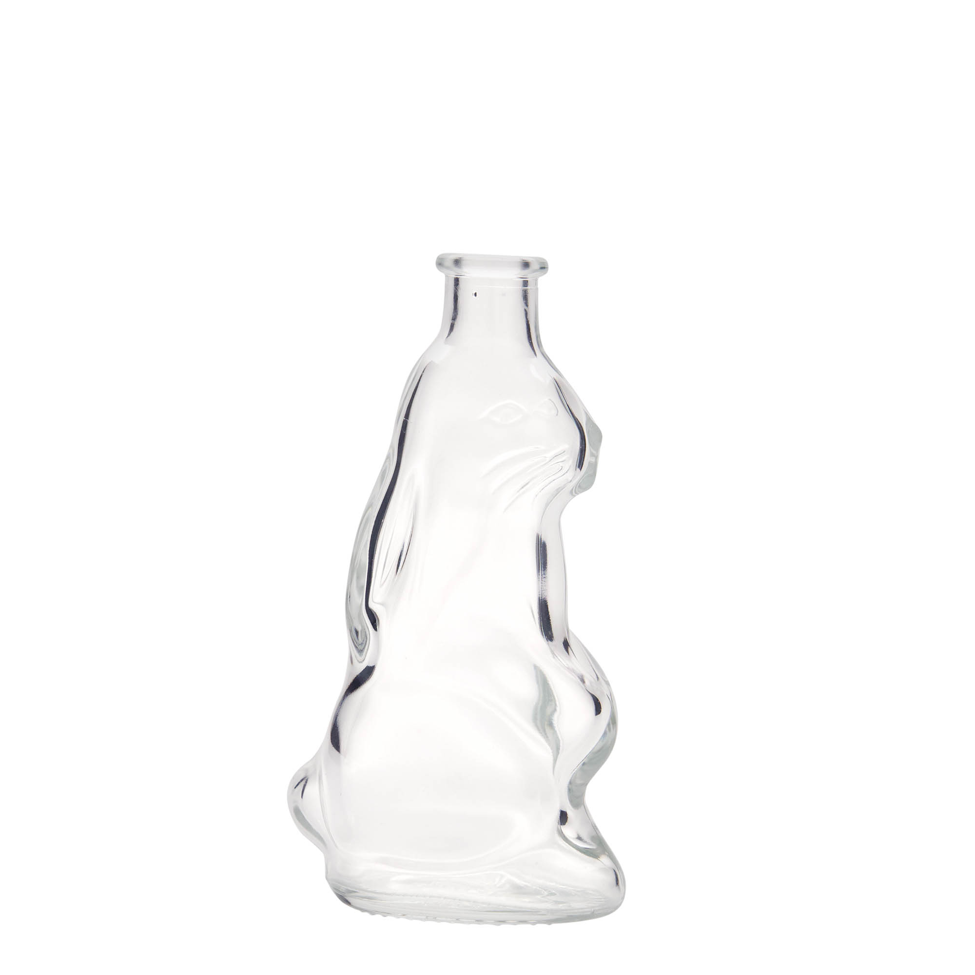 Flacon en verre 200 ml « Lapin », ouverture : bouchon en liège