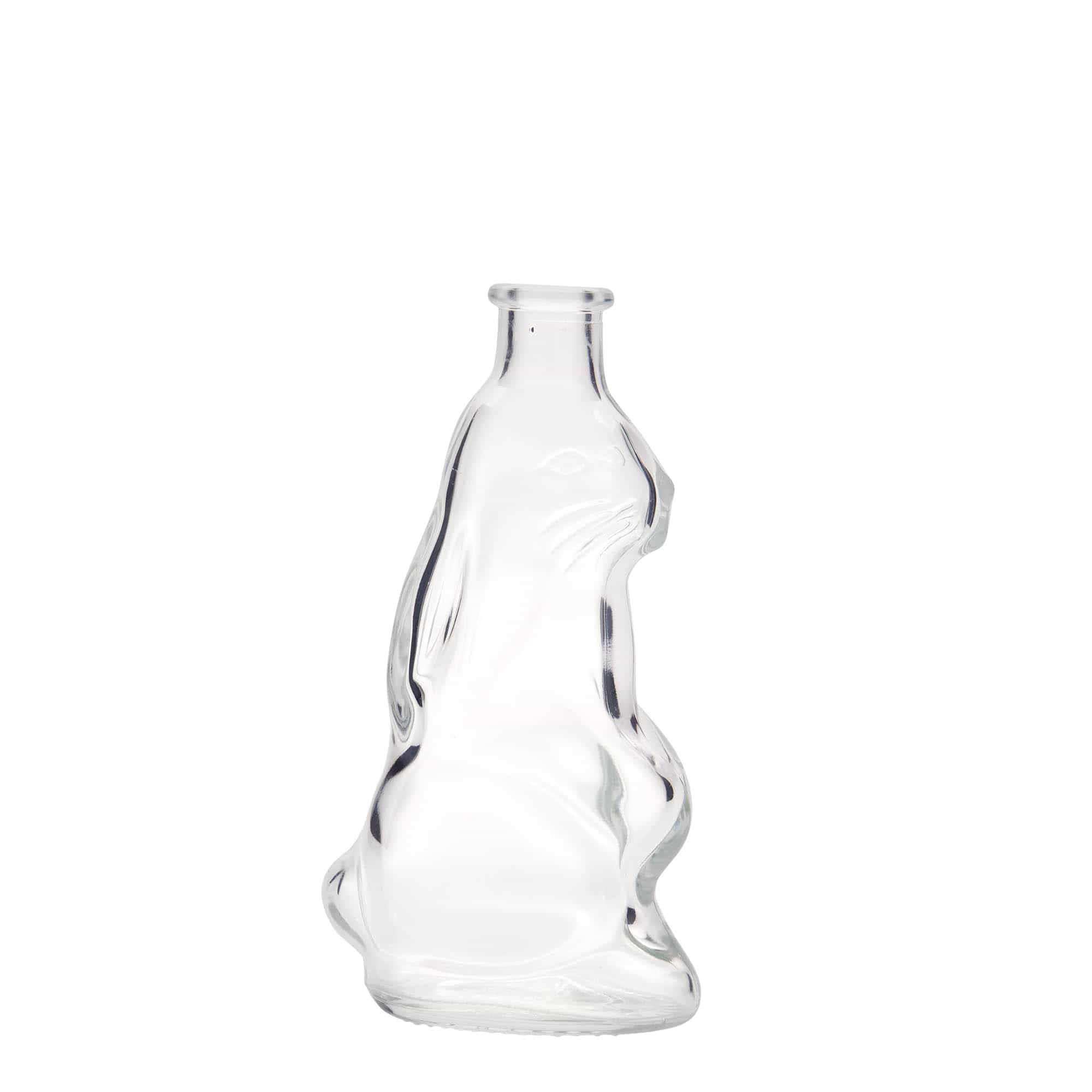 Flacon en verre 200 ml « Lapin », ouverture : bouchon en liège