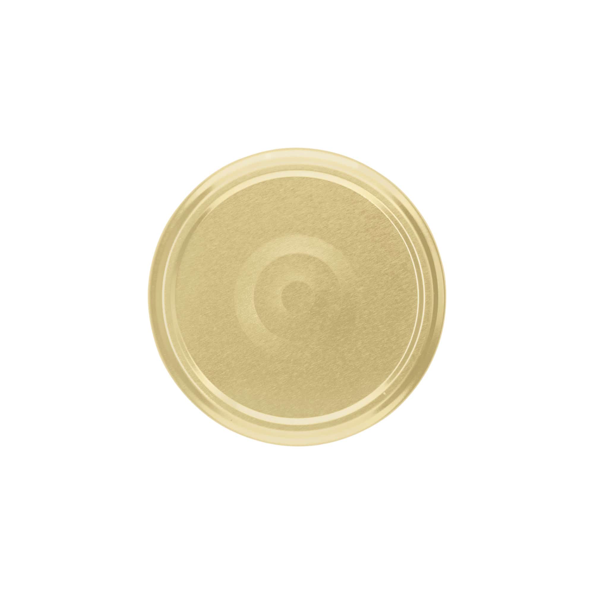 Couvercle Twist-Off, fer blanc, doré, pour bouchage: TO 82
