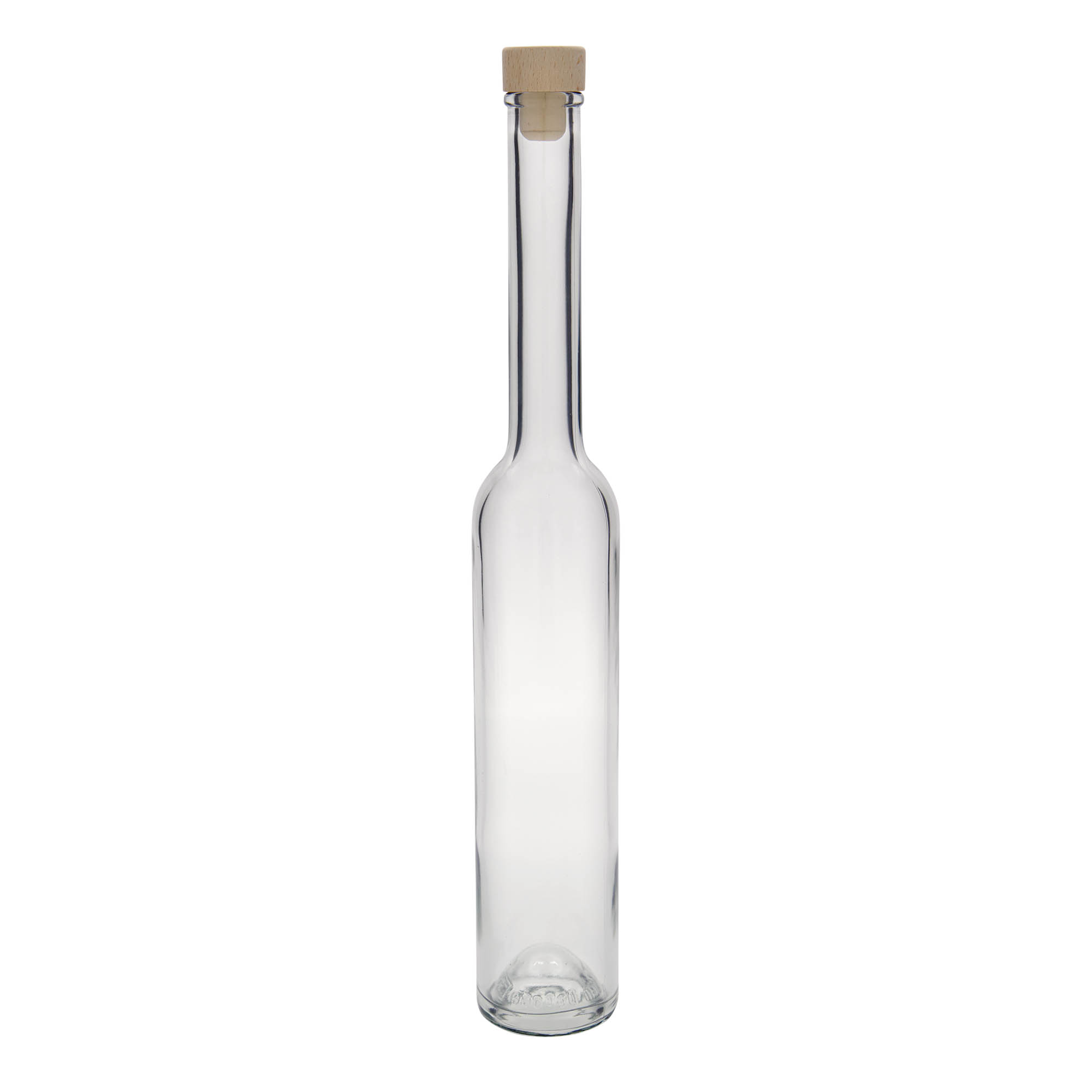 Bouteille en verre 350 ml « Platina », ouverture : bouchon en liège