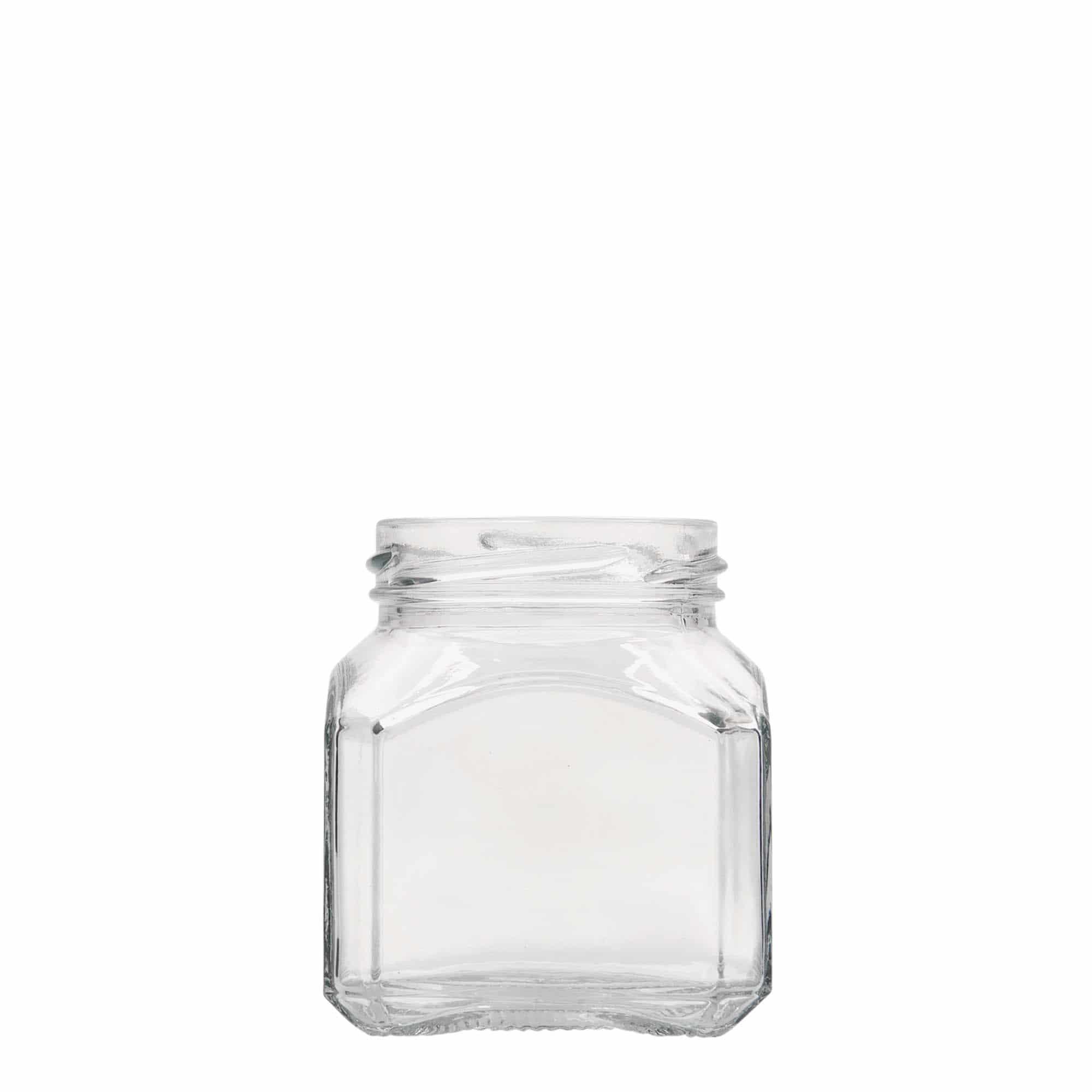 Bocal carré 212 ml 'Milan', bouchage: Twist-Off (TO 58) Bocal carré 212 ml 'Milan', bouchage: Twist-Off (TO 58)