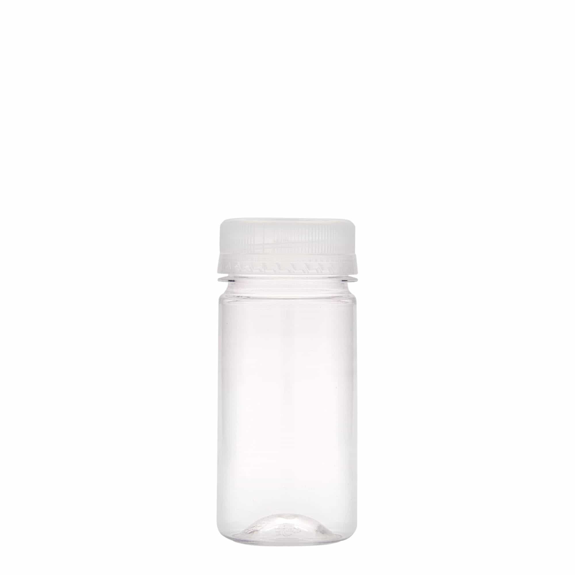 Flacon PET 100 ml « Everytime », plastique, ouverture : 38 mm