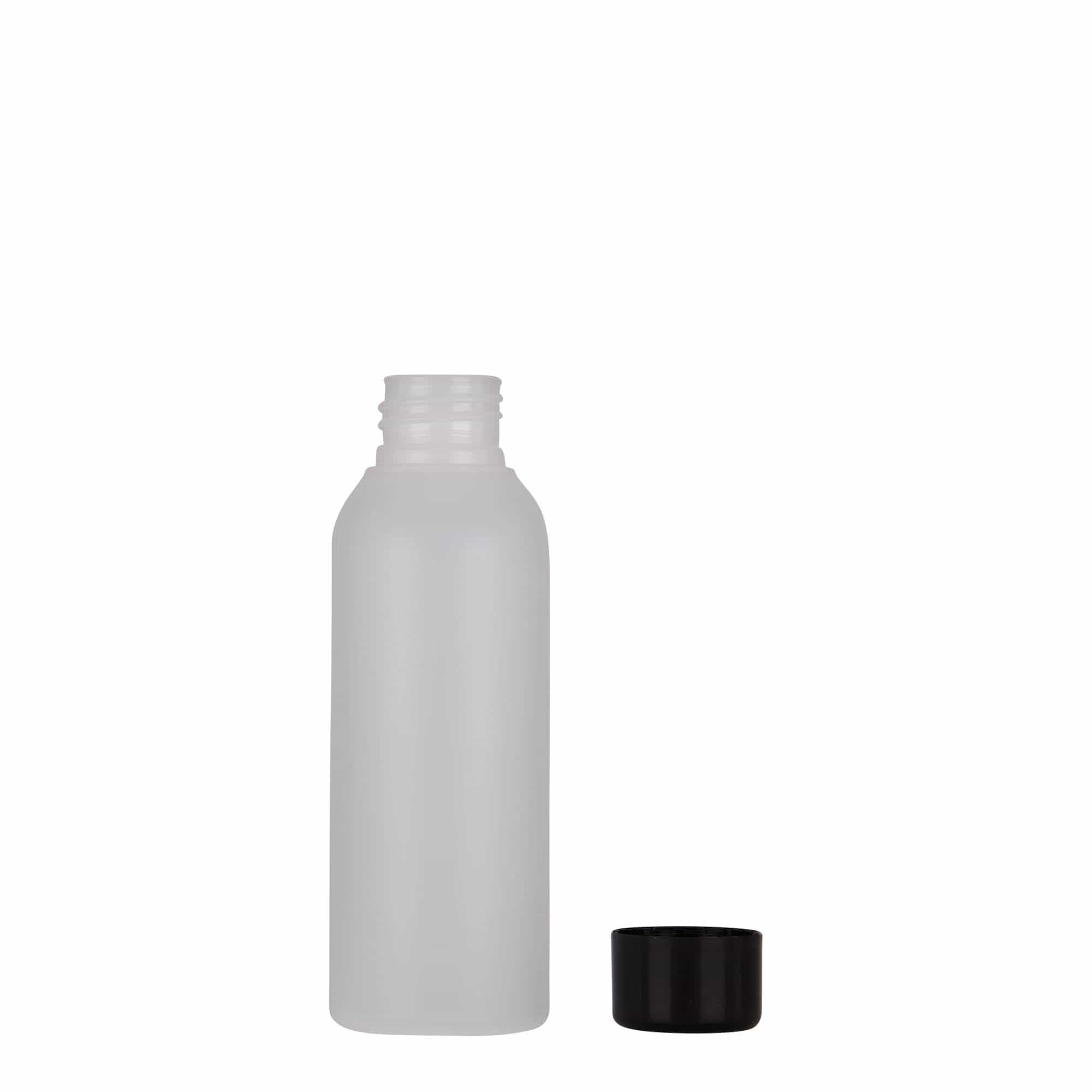 Flacon en plastique 100 ml 'Tuffy', PEHD, naturel, ouverture : 24/410