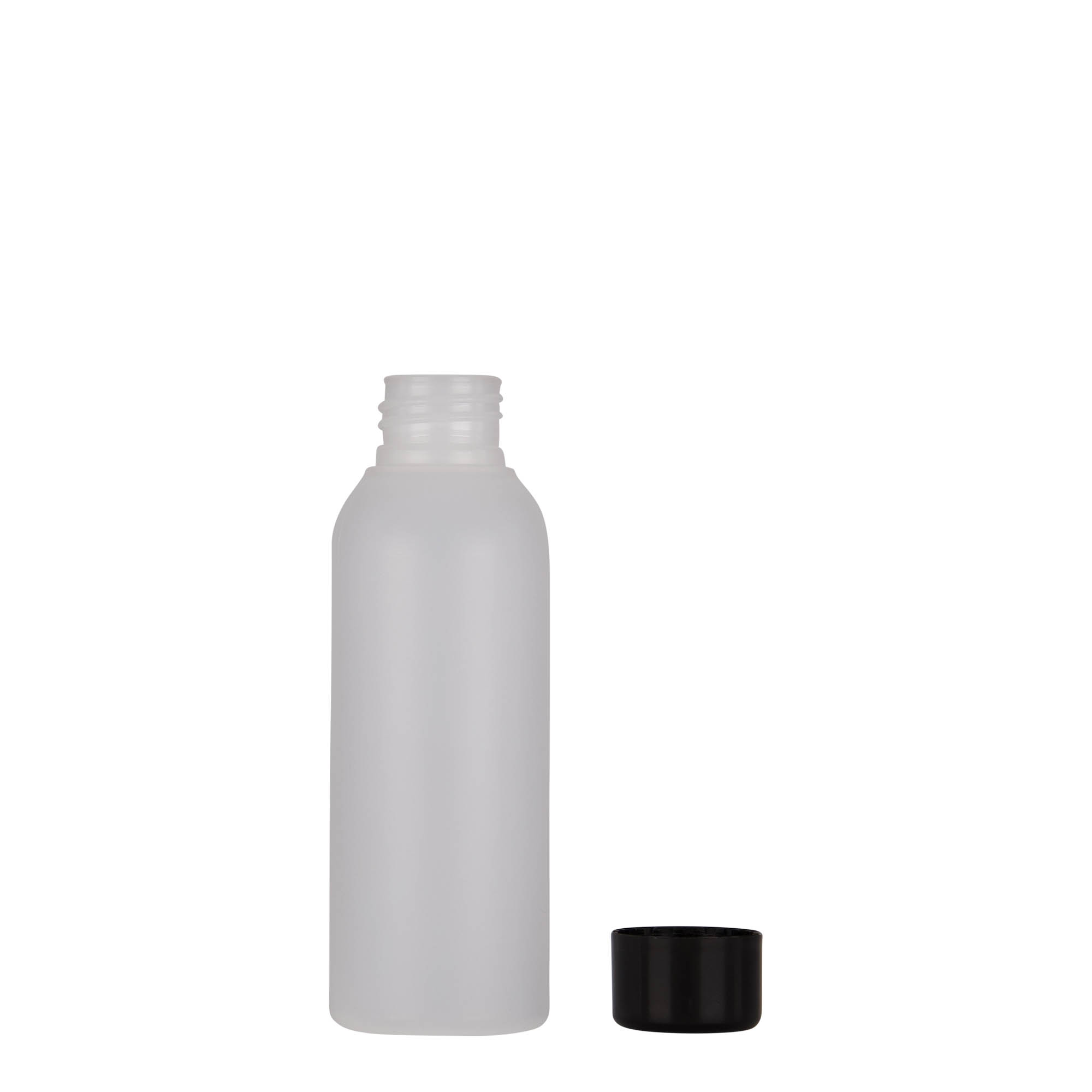 Flacon en plastique 100 ml « Tuffy », PEHD, naturel, ouverture : 24/410
