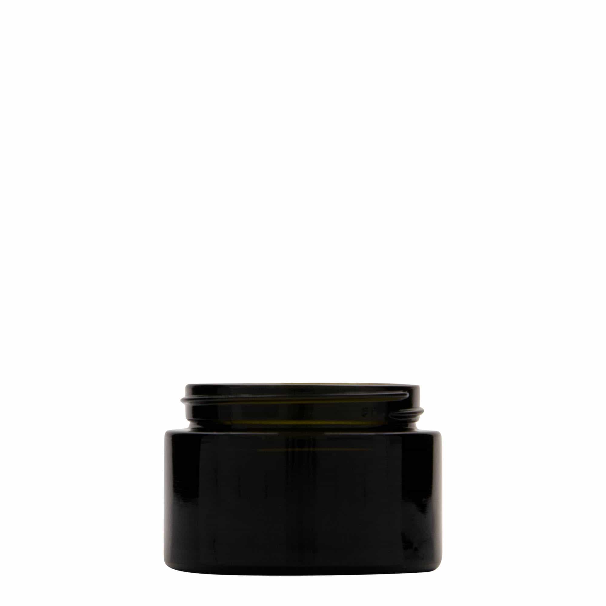 Pot recyclé 50 ml 'Floria', verre, vert antique, bouchage: GPI 58/400 Pot recyclé 50 ml 'Floria', verre, vert antique, bouchage: GPI 58/400