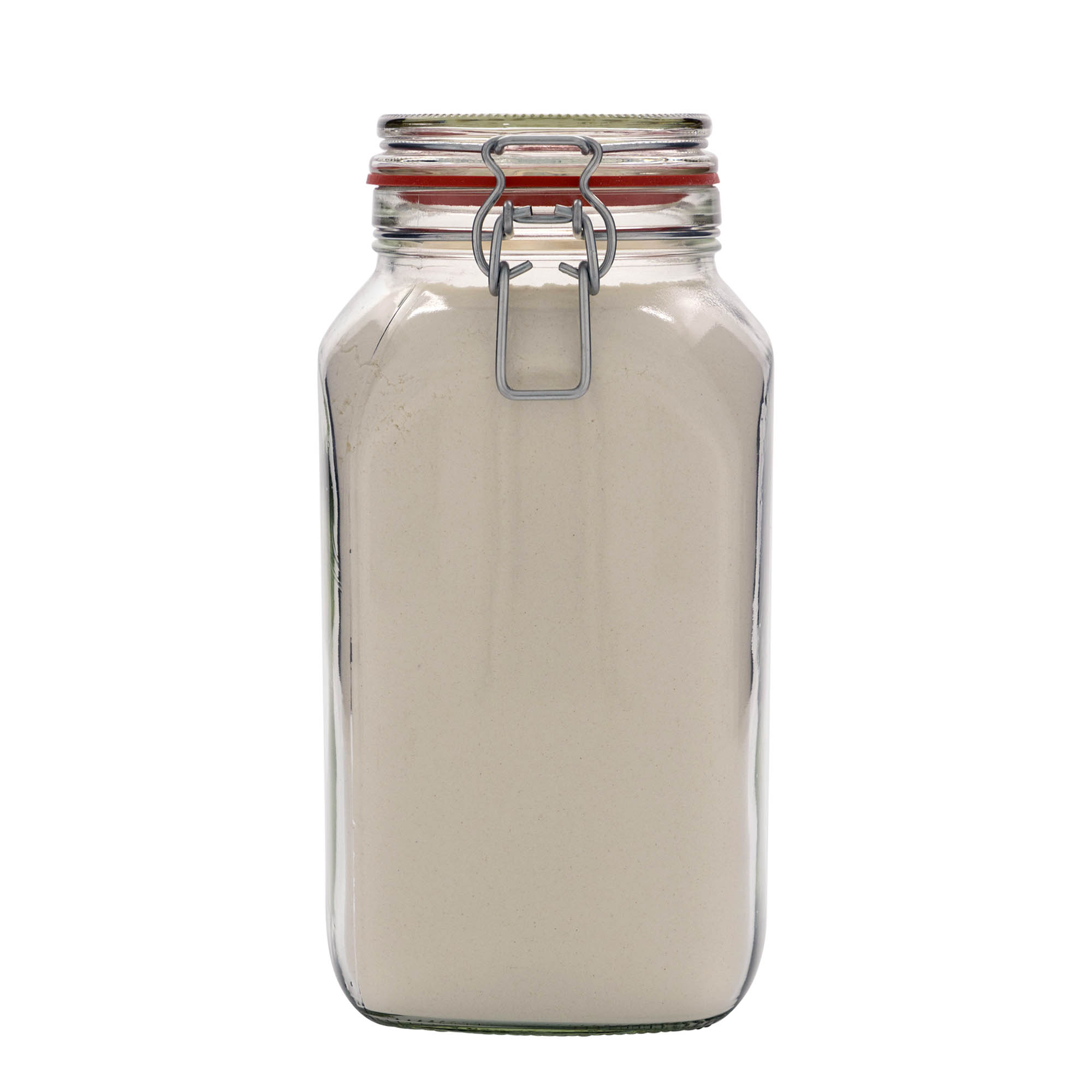 2,590 ml bocal avec fermeture à levier #, carré, ouverture : fermeture à levier 2,590 ml bocal avec fermeture à levier #, carré, ouverture : fermeture à levier