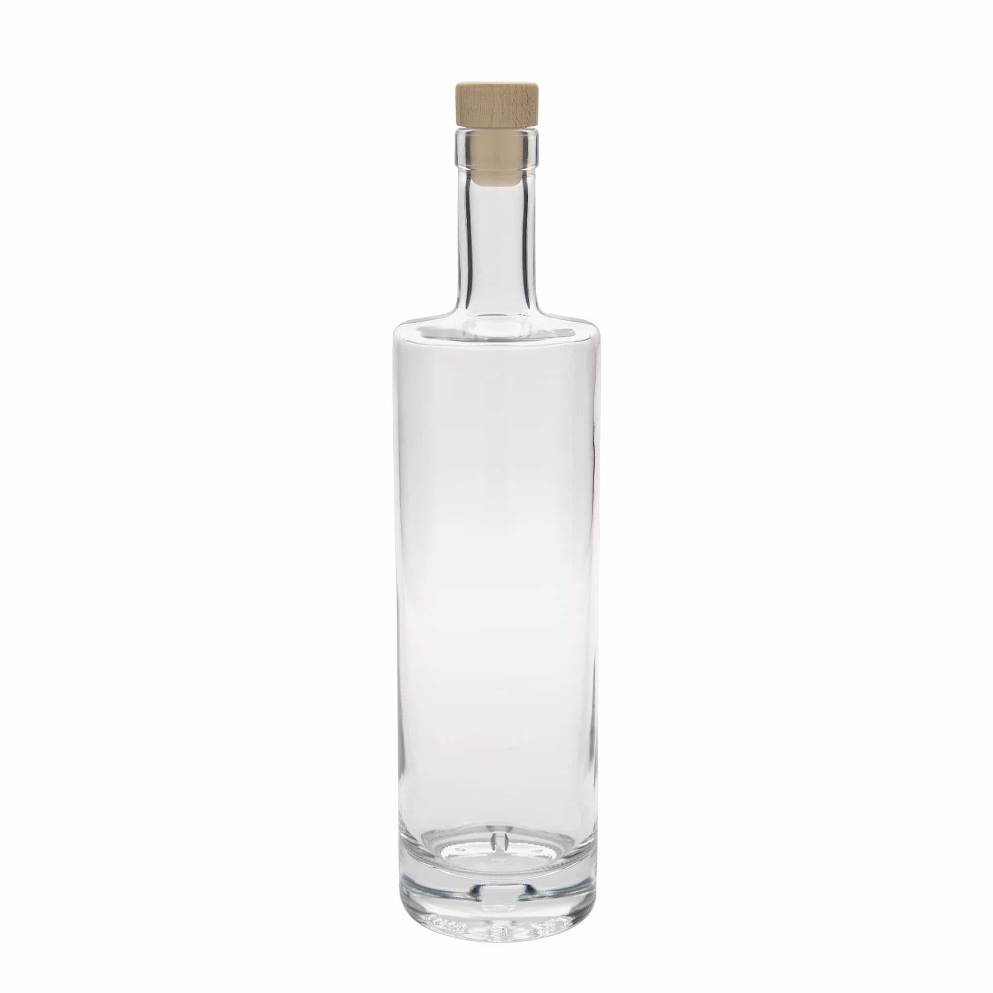 Bouteille en verre 700 ml « Titano », ouverture : bouchon en liège