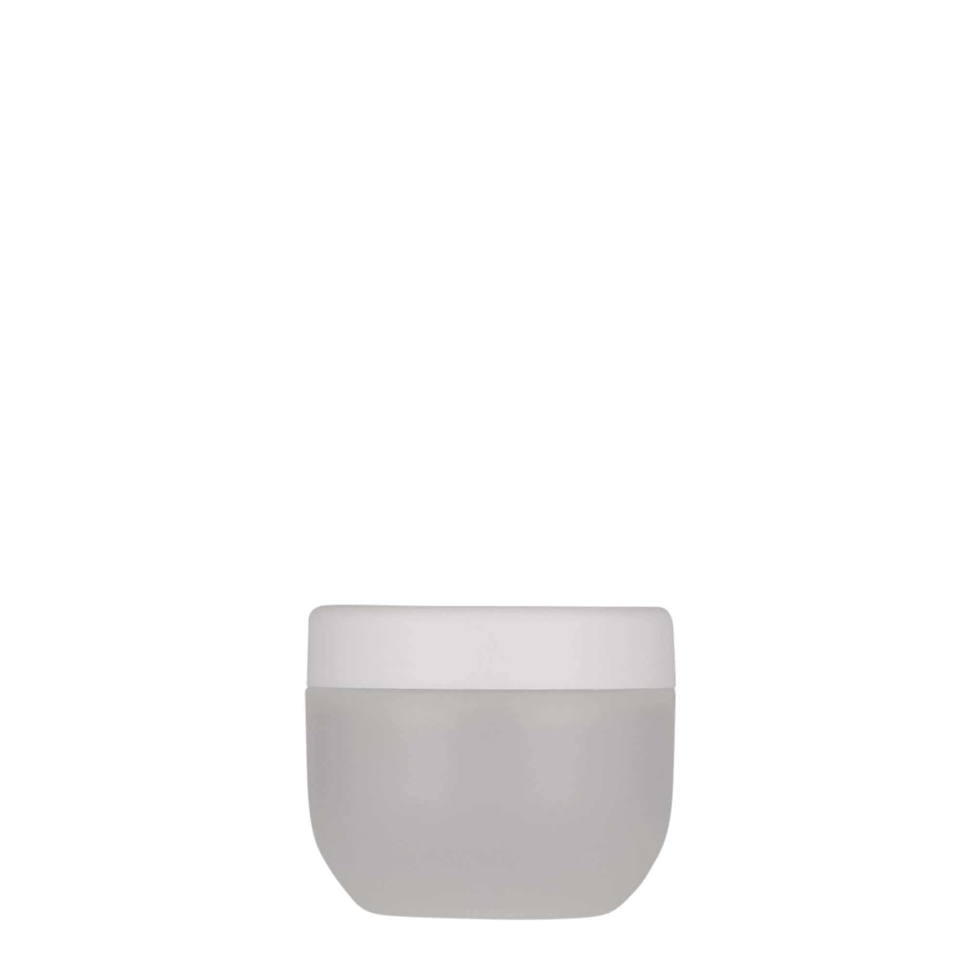 50 ml boîte en plastique 'Magic', PP, naturel, ouverture : bouchon à vis