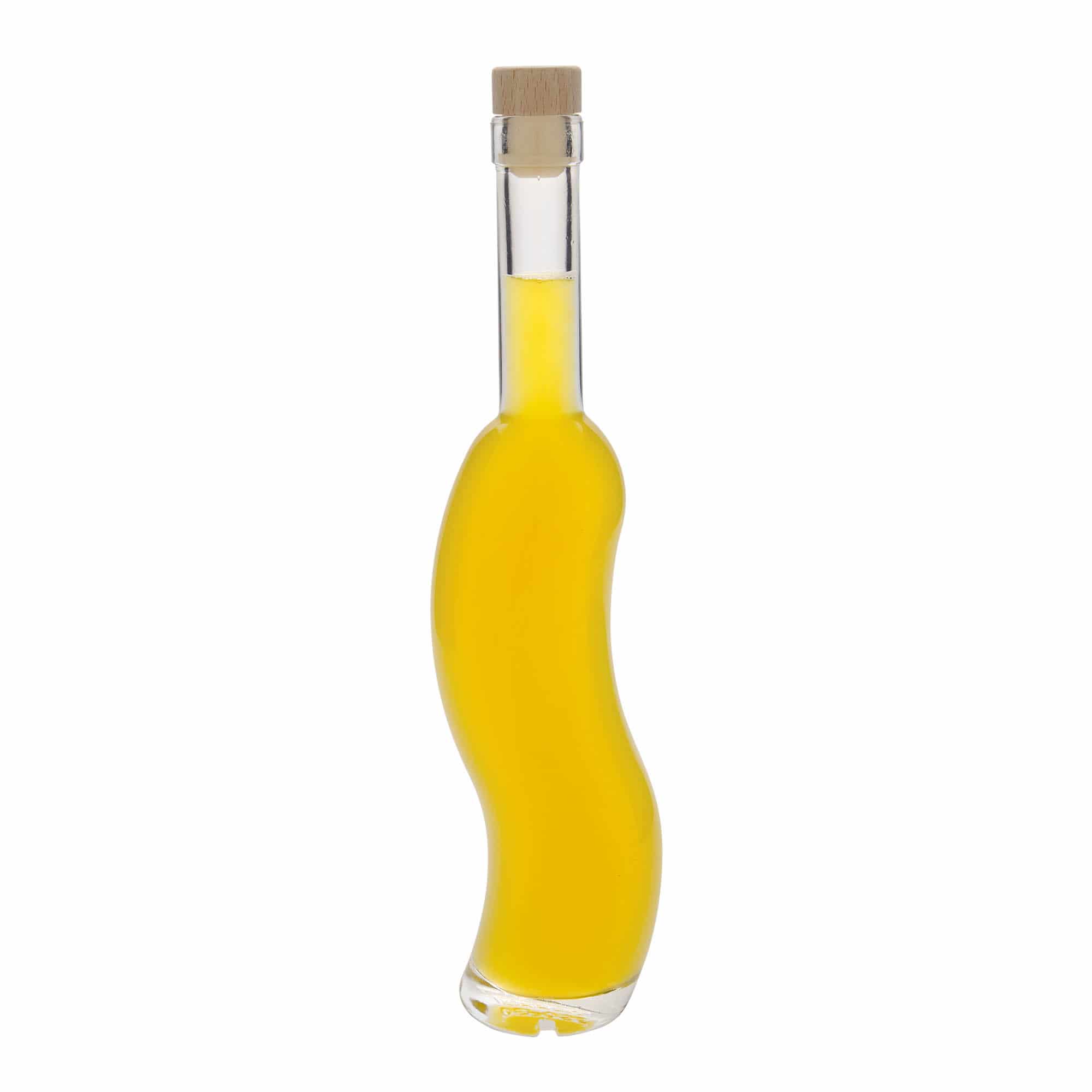 Bouteille en verre 350 ml 'La-Ola', semi-ronde, bouchage: bouchon