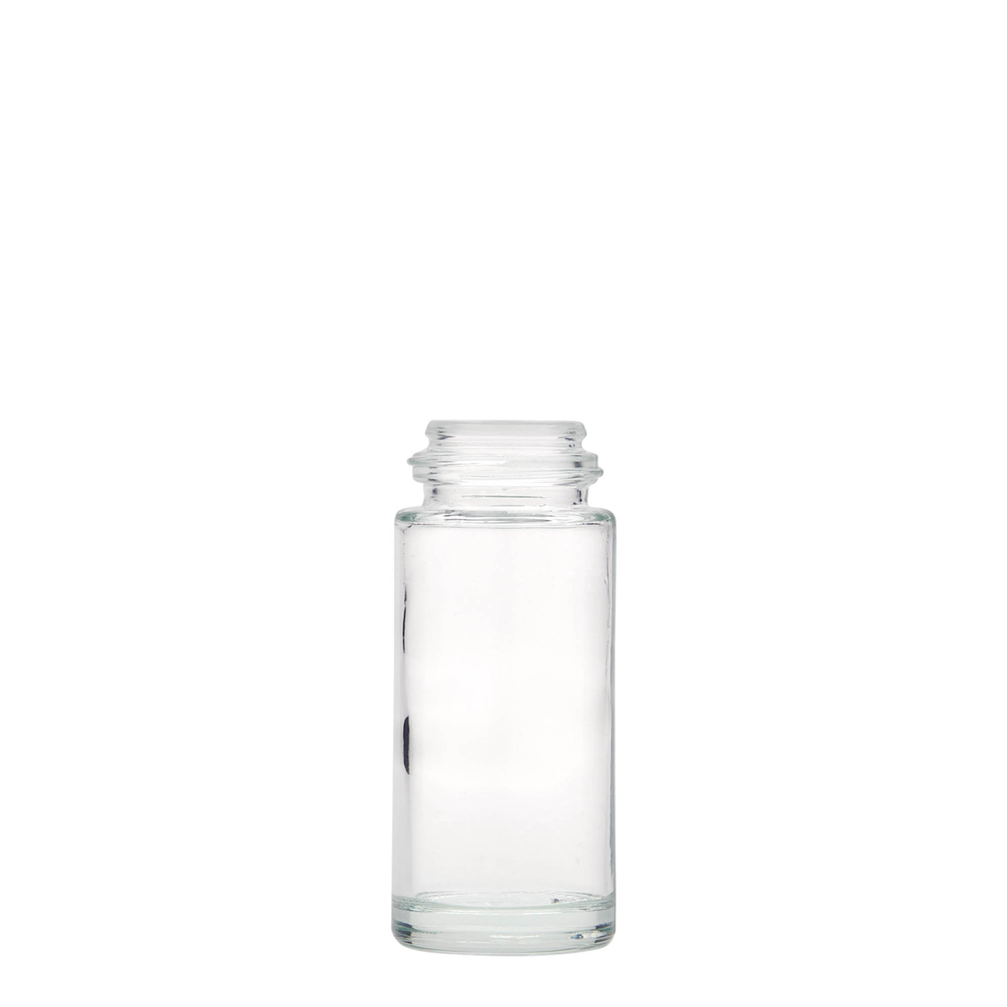 Flacon roll-on de 50 ml, verre, ouverture : bouchon à vis