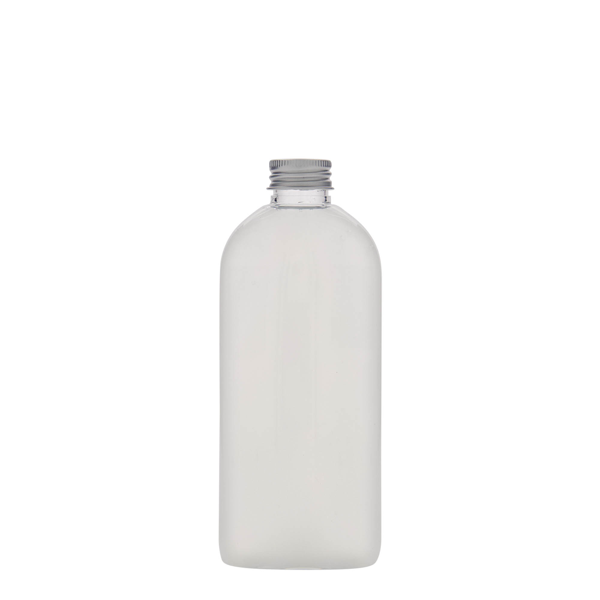 Bouteille PET 250 ml 'Iris', ovale, plastique, ouverture : 24/410 Bouteille PET 250 ml 'Iris', ovale, plastique, ouverture : 24/410