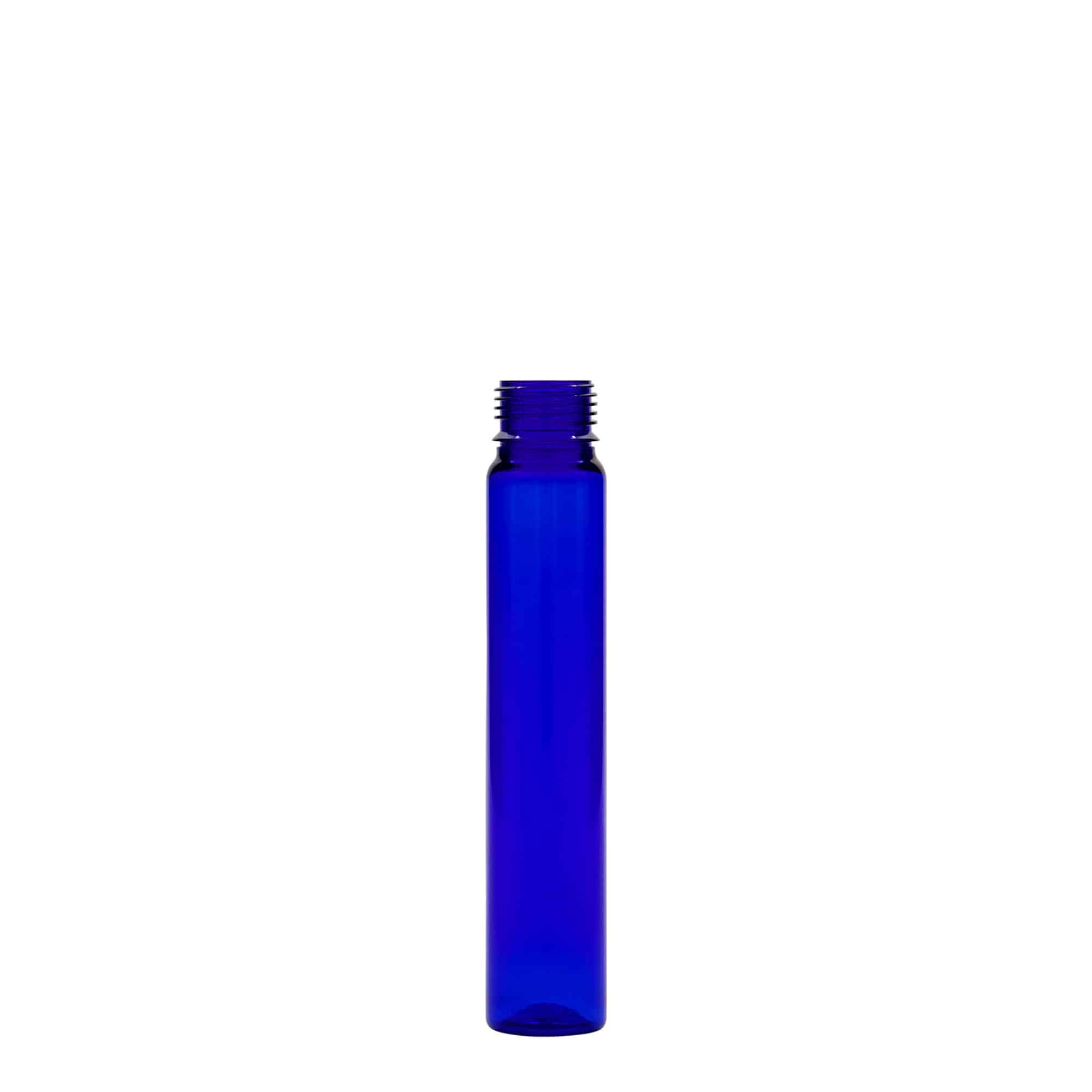 25 ml tube PET, plastique, bleu royal, ouverture : bouchon à vis