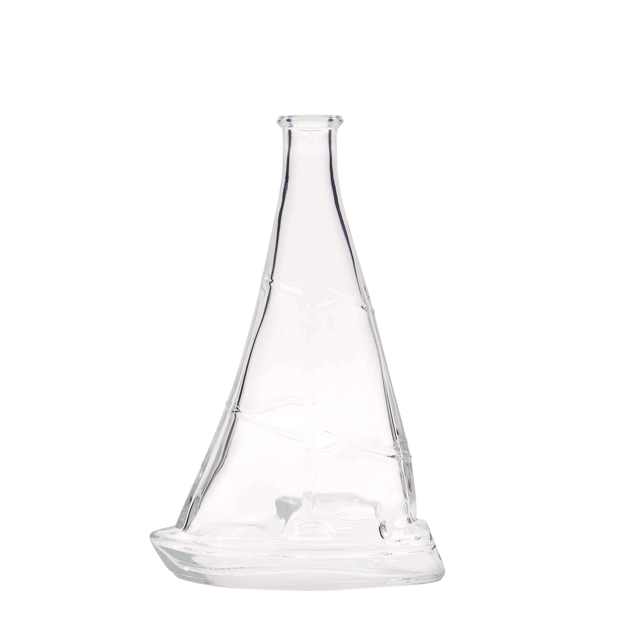 Bouteille en verre 350 ml « Voilier », ouverture : bouchon en liège