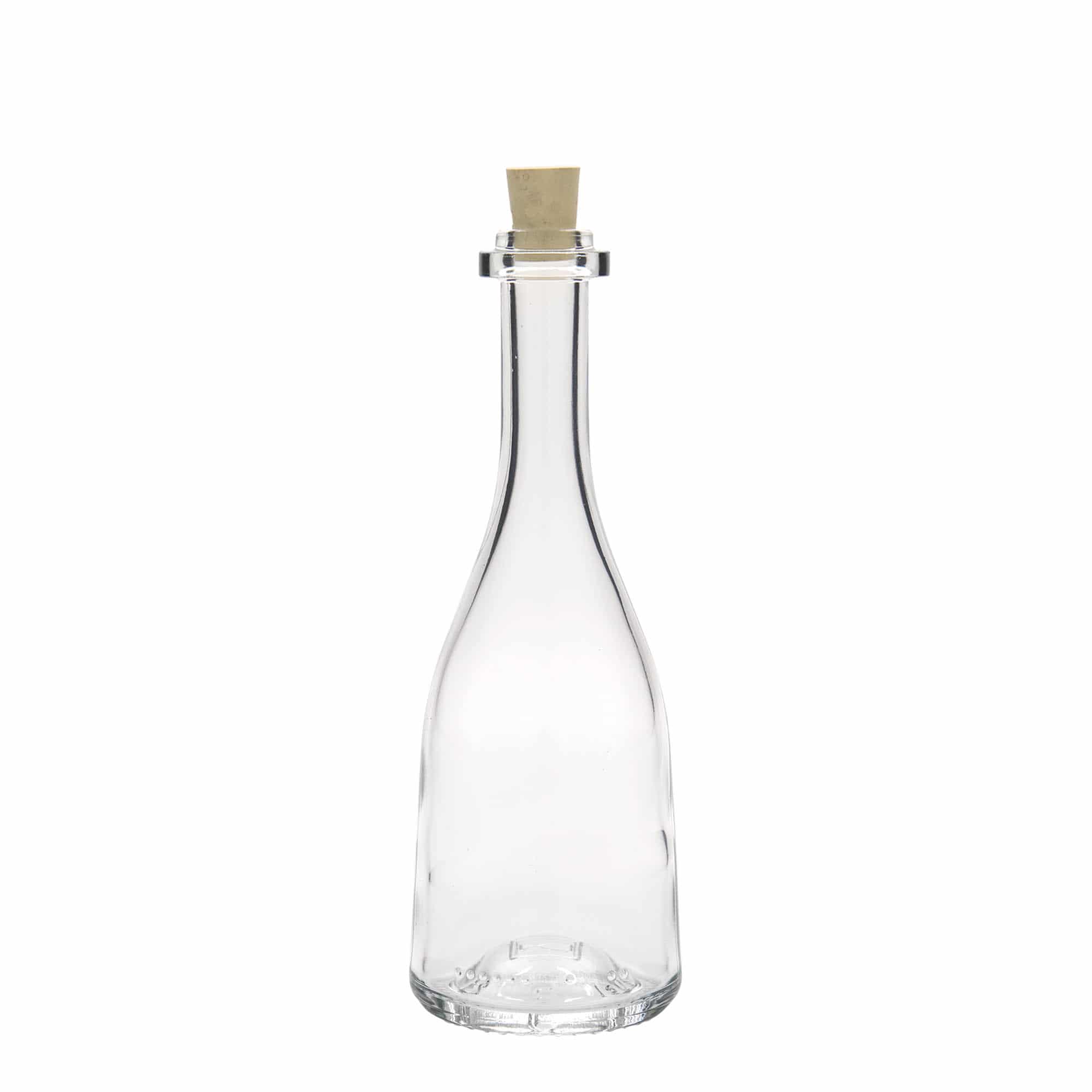 Bouteille en verre 200 ml « Rustica », ouverture : bouchon en liège