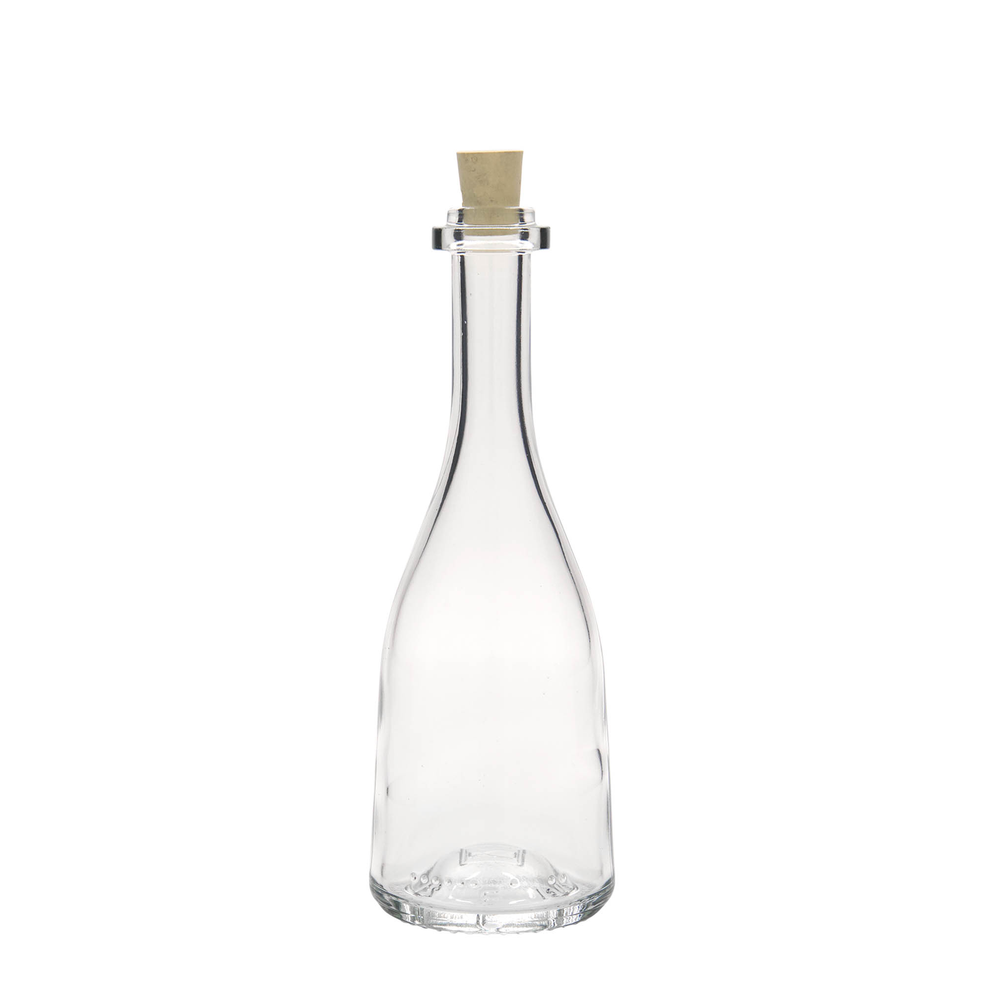 Bouteille en verre 200 ml « Rustica », ouverture : bouchon en liège