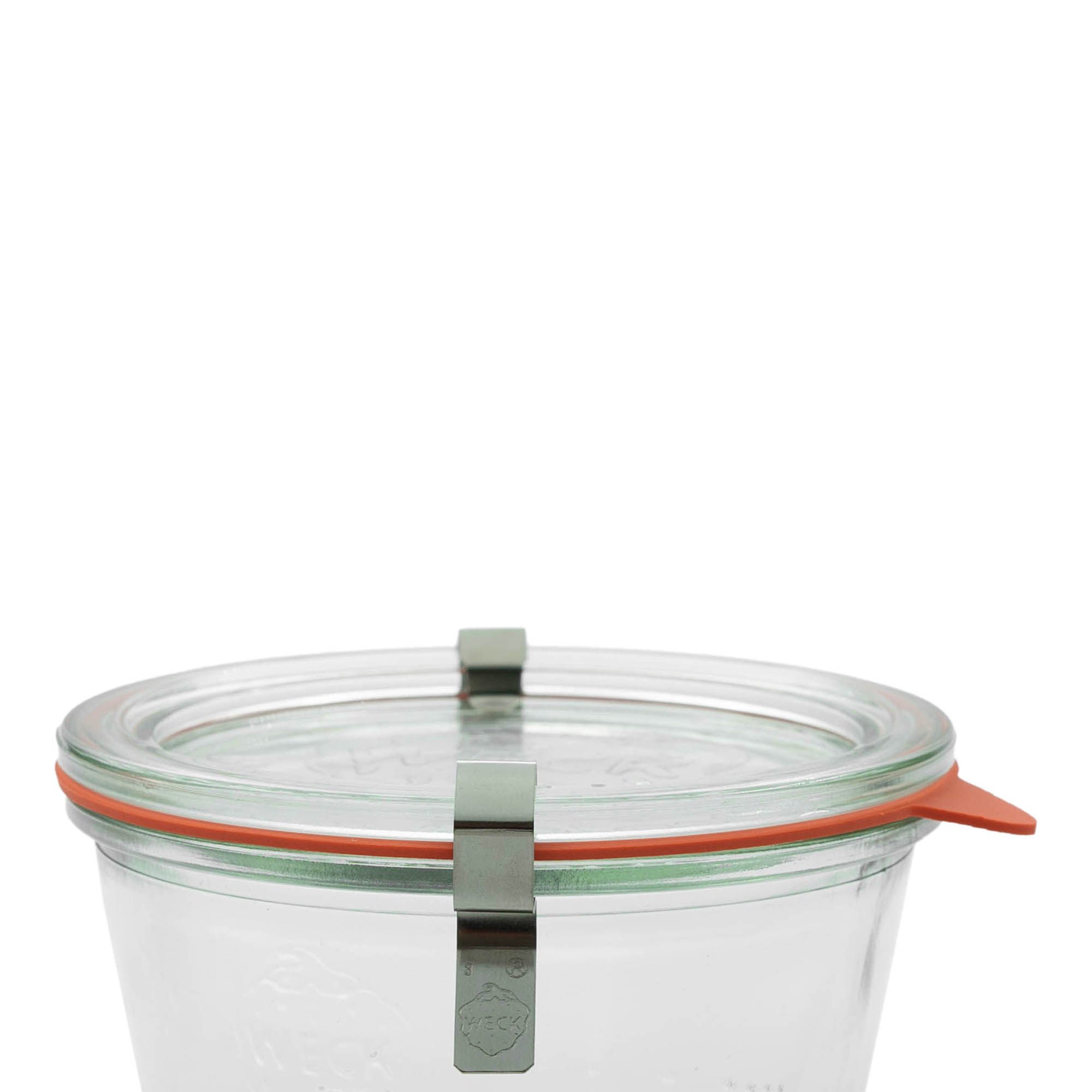 Agrafe WECK n°, acier inoxydable, argenté