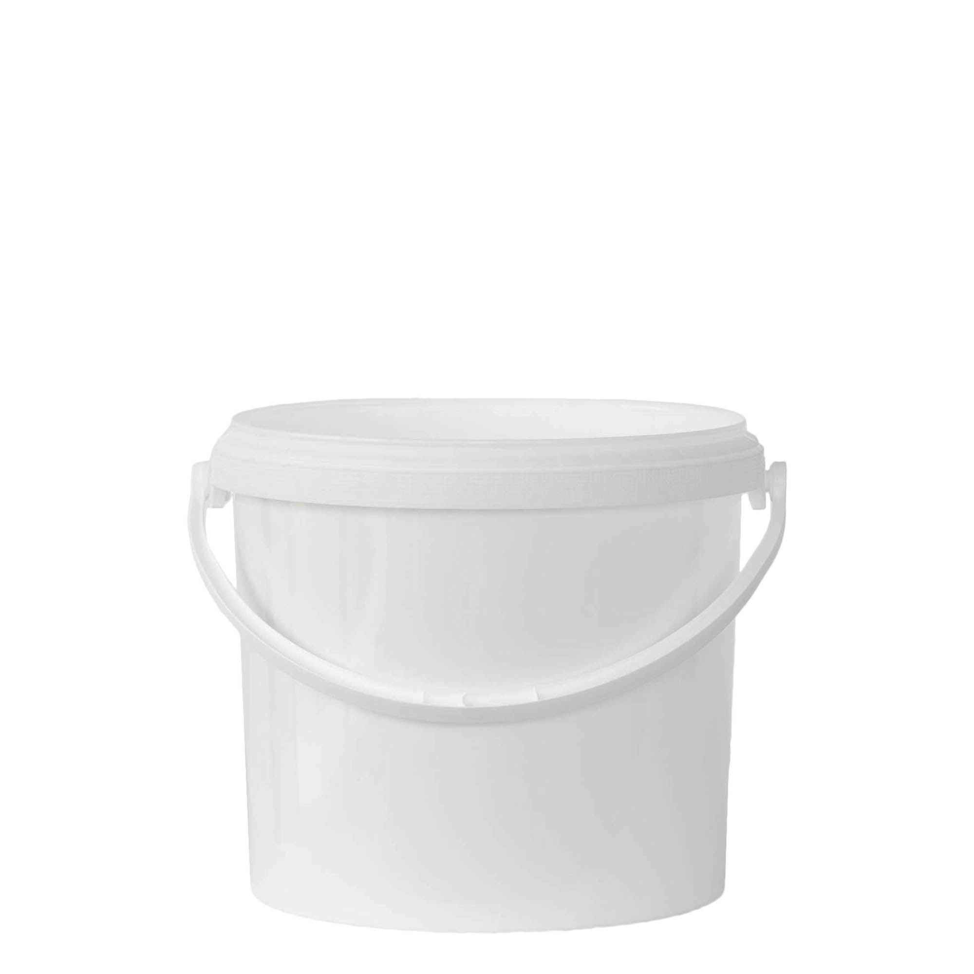 Seau de 5 l, plastique PP, blanc Seau de 5 l, plastique PP, blanc