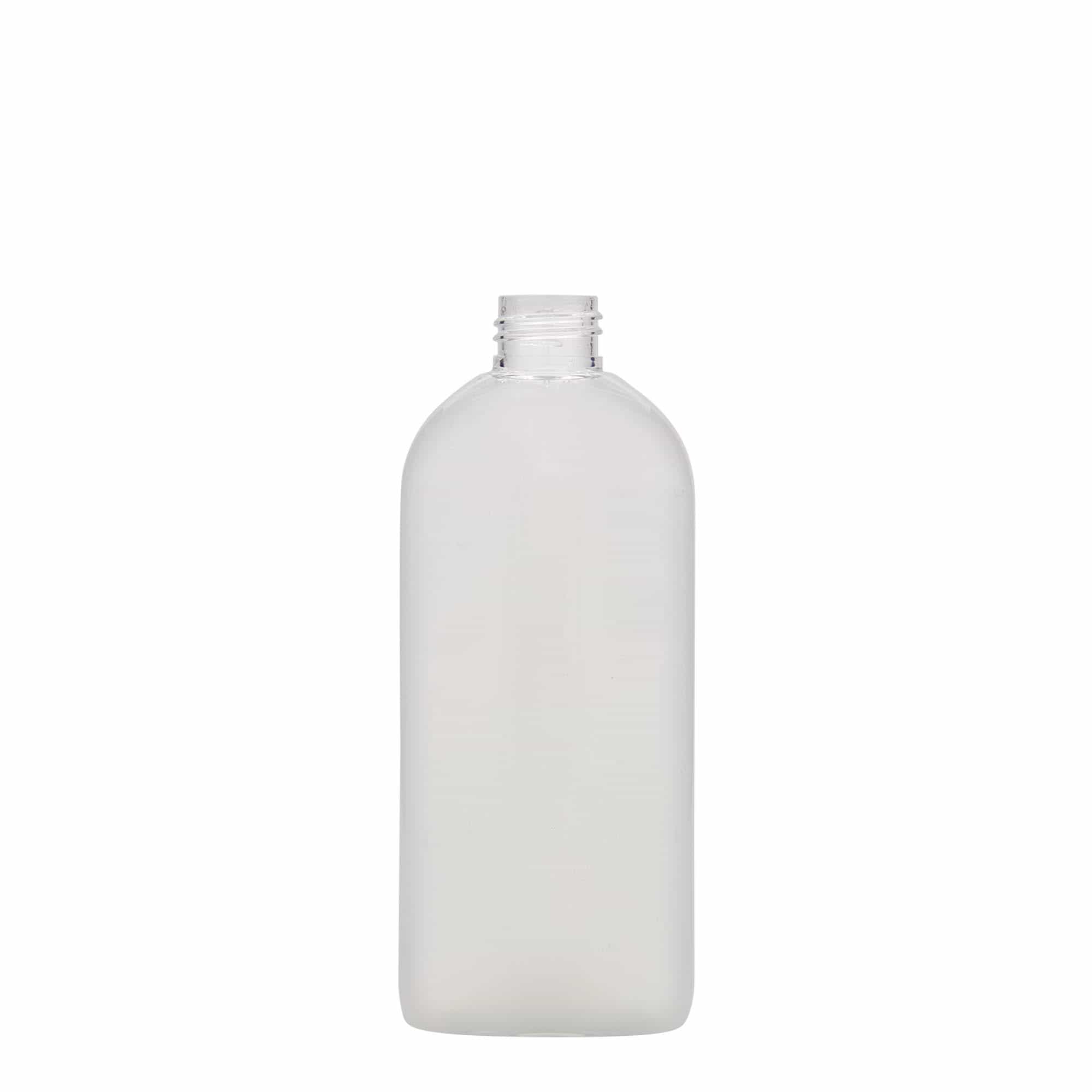 Bouteille en PET 250 ml 'Iris', ovale, plastique, bouchage: 24/410