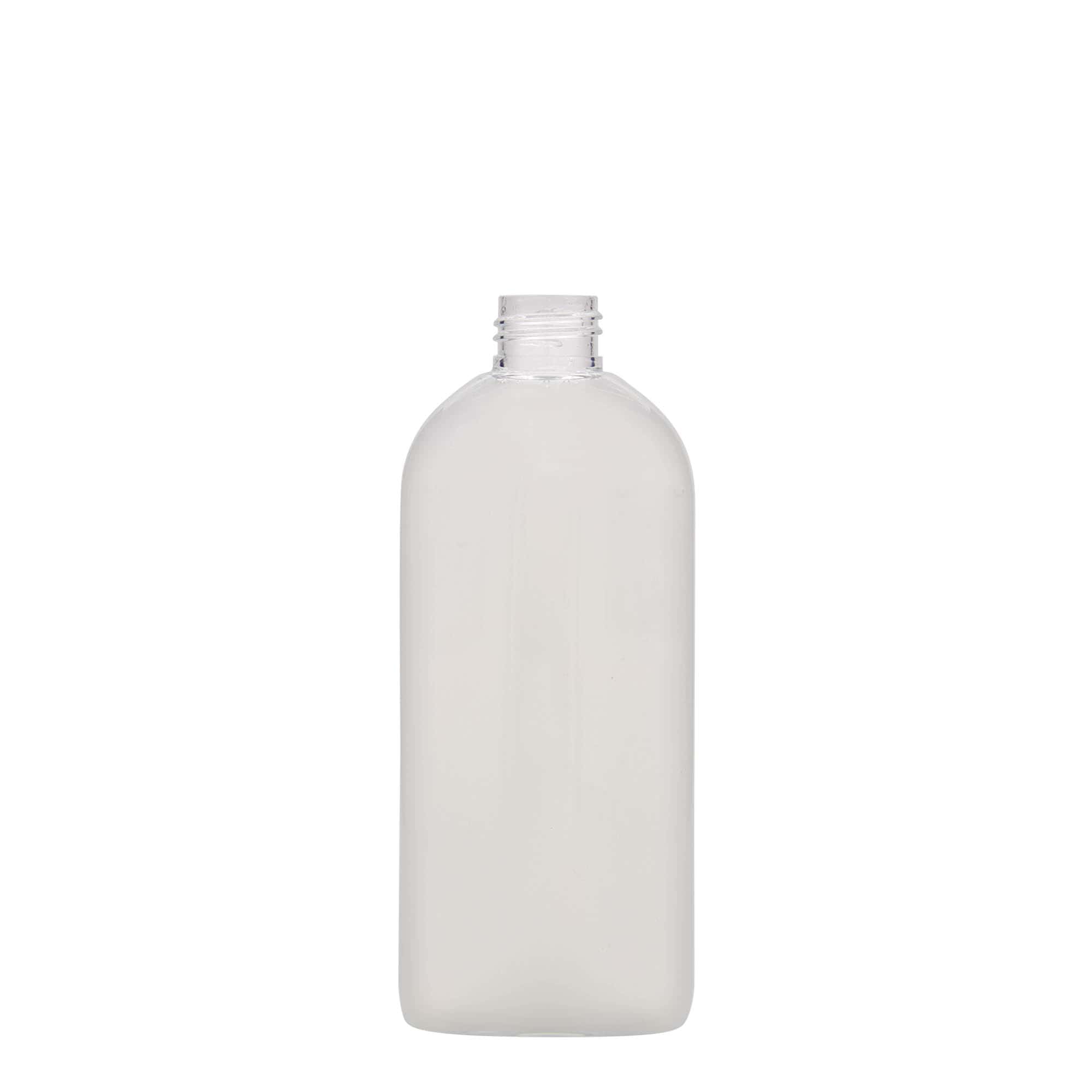 Bouteille PET 250 ml 'Iris', ovale, plastique, ouverture : 24/410 Bouteille PET 250 ml 'Iris', ovale, plastique, ouverture : 24/410