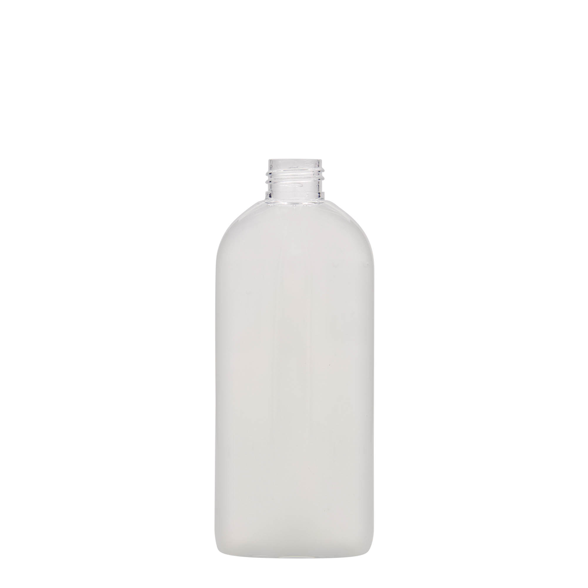 Bouteille PET 250 ml 'Iris', ovale, plastique, ouverture : 24/410 Bouteille PET 250 ml 'Iris', ovale, plastique, ouverture : 24/410