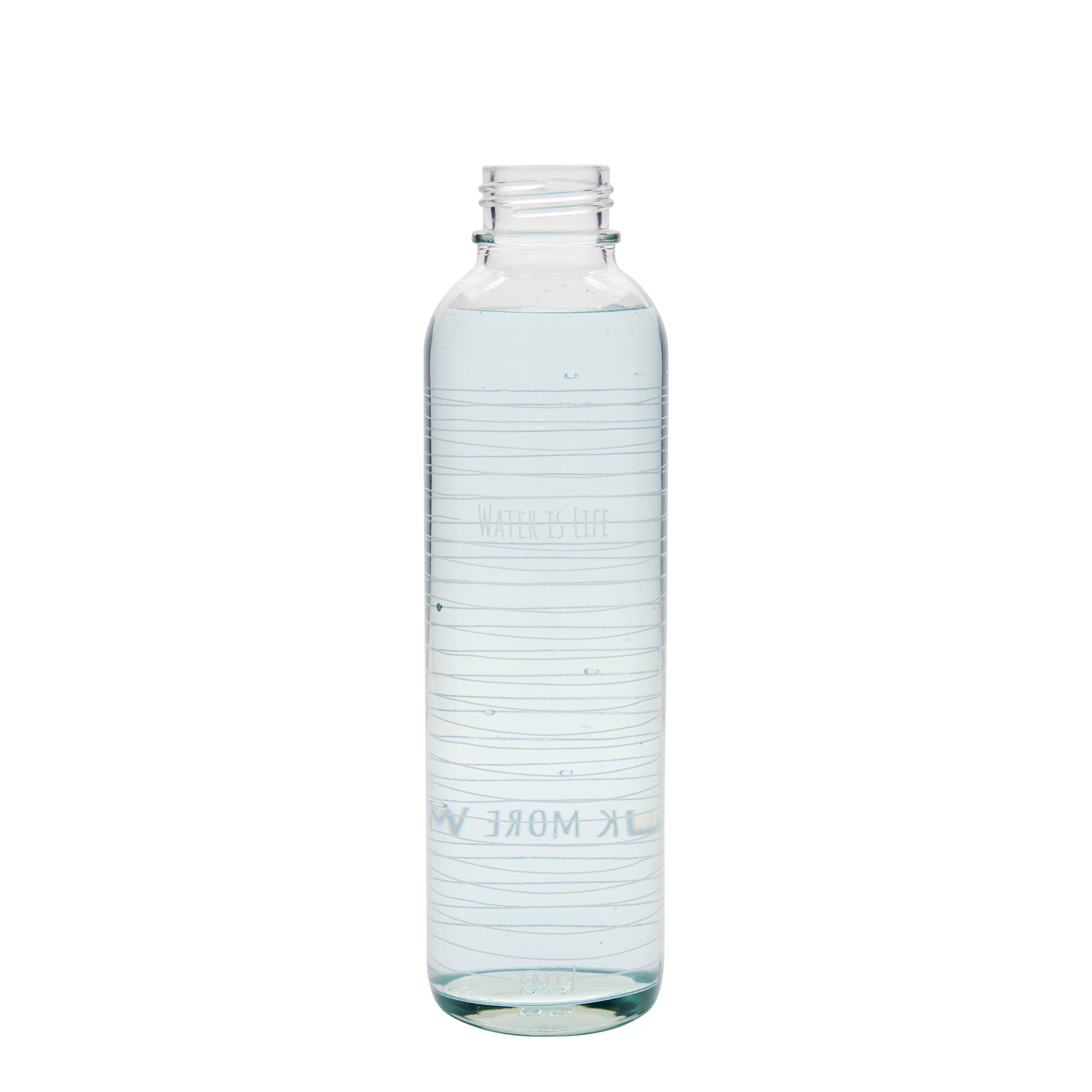 Bouteille d'eau 700 ml CARRY Bottle 'Water is Life', ouverture : bouchon à vis Bouteille d'eau 700 ml CARRY Bottle 'Water is Life', ouverture : bouchon à vis