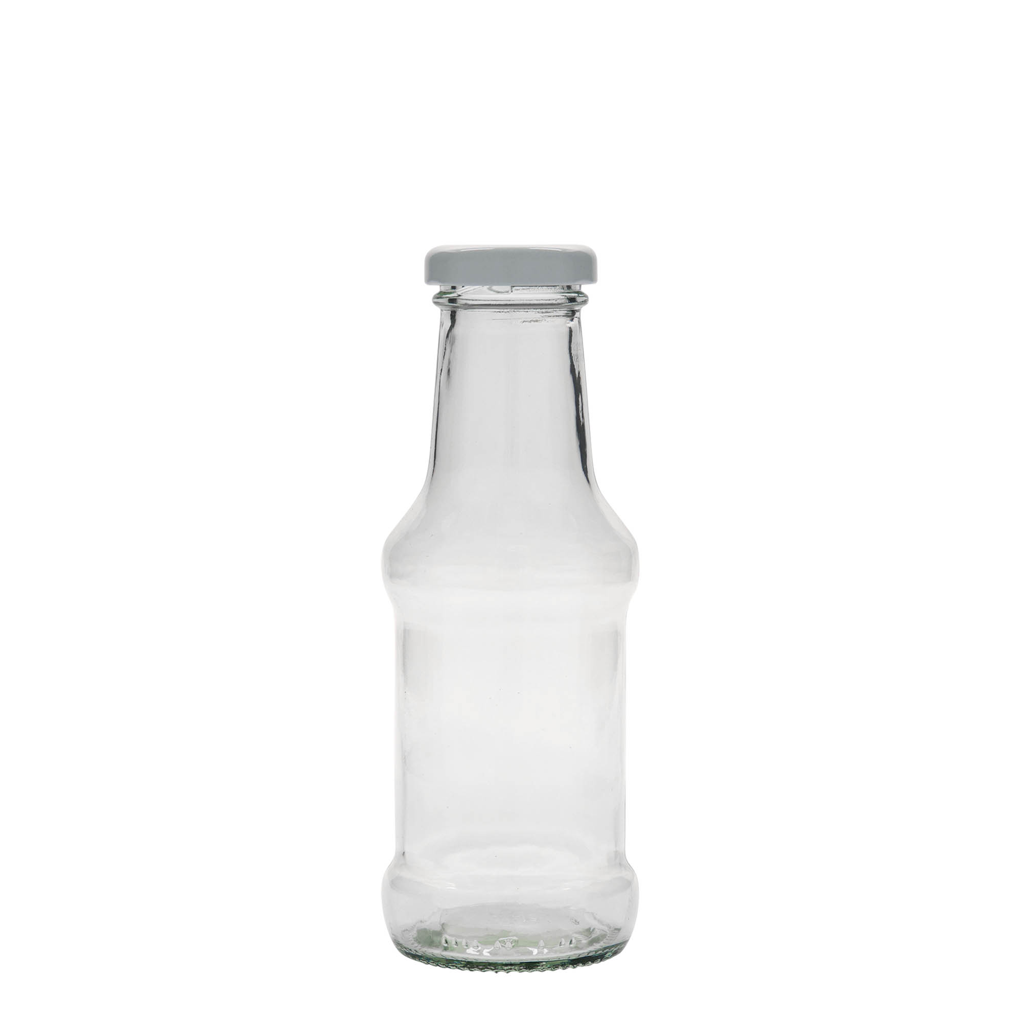 250 ml Bouteille de sauce, verre, ouverture : Twist-Off (TO 38) 250 ml Bouteille de sauce, verre, ouverture : Twist-Off (TO 38)