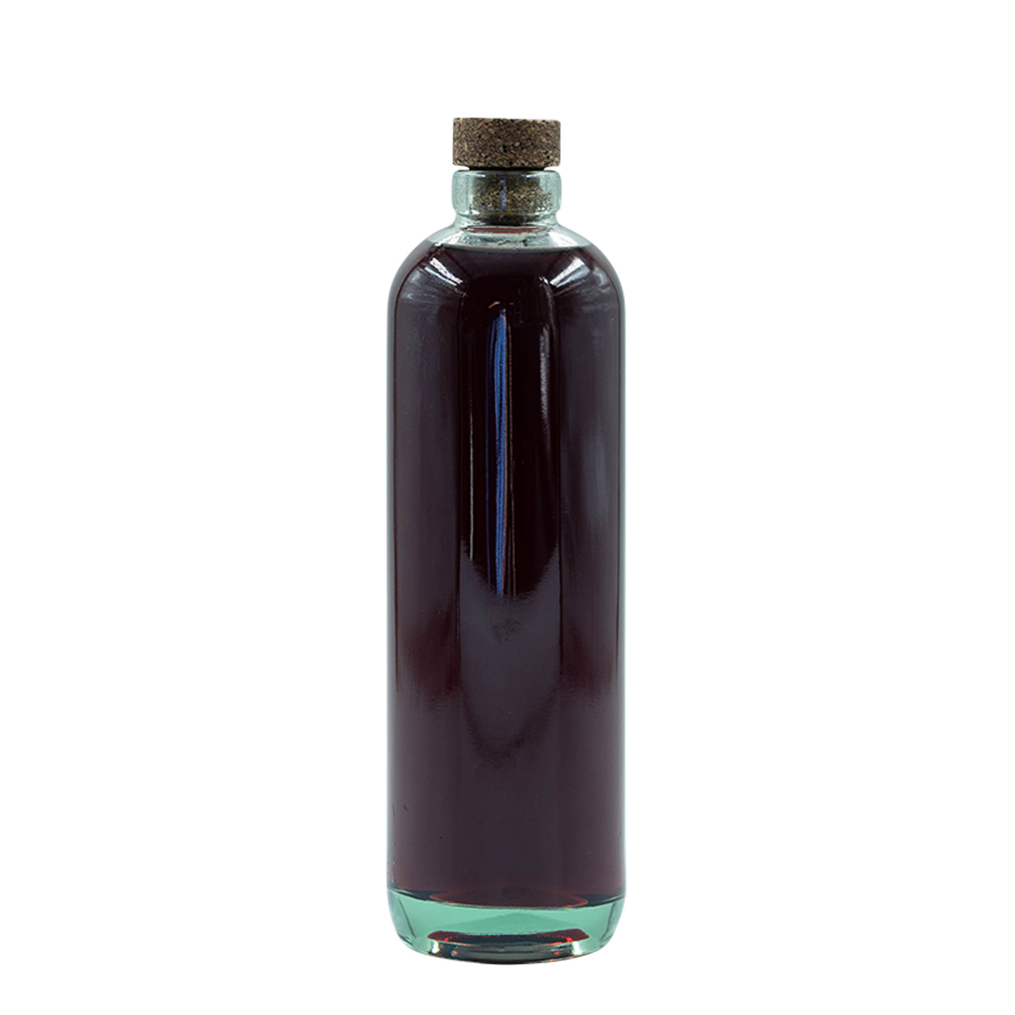 Bouteille en verre 700 ml « Pilot », ouverture : bouchon en liège
