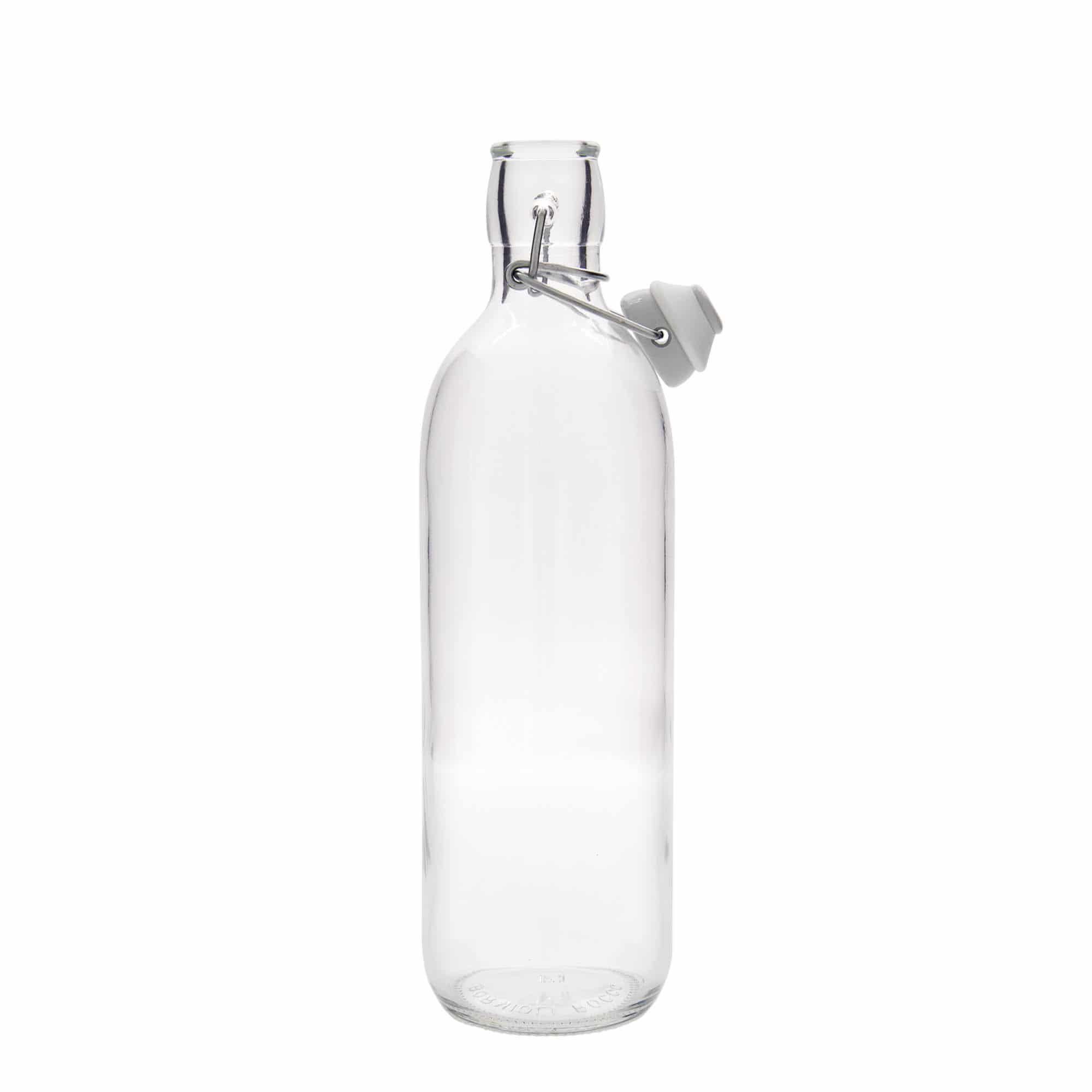 Bouteille en verre 1 000 ml 'Emilia', bouchage: bouchon mécanique Bouteille en verre 1 000 ml 'Emilia', bouchage: bouchon mécanique