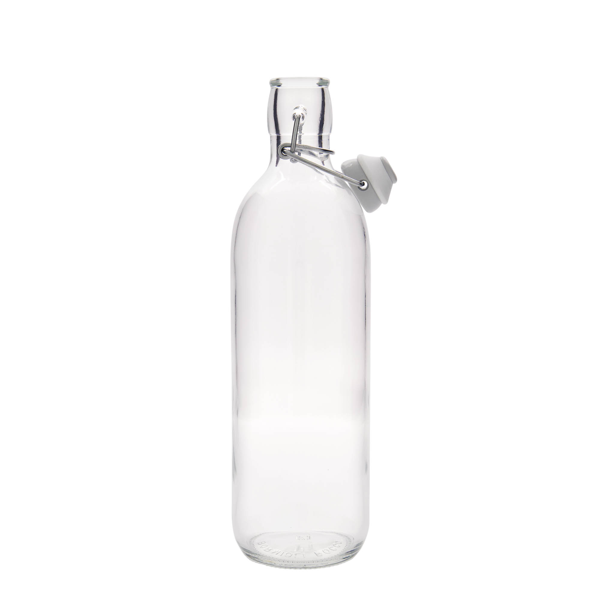 Bouteille en verre 1 000 ml 'Emilia', ouverture : fermeture à bascule Bouteille en verre 1 000 ml 'Emilia', ouverture : fermeture à bascule