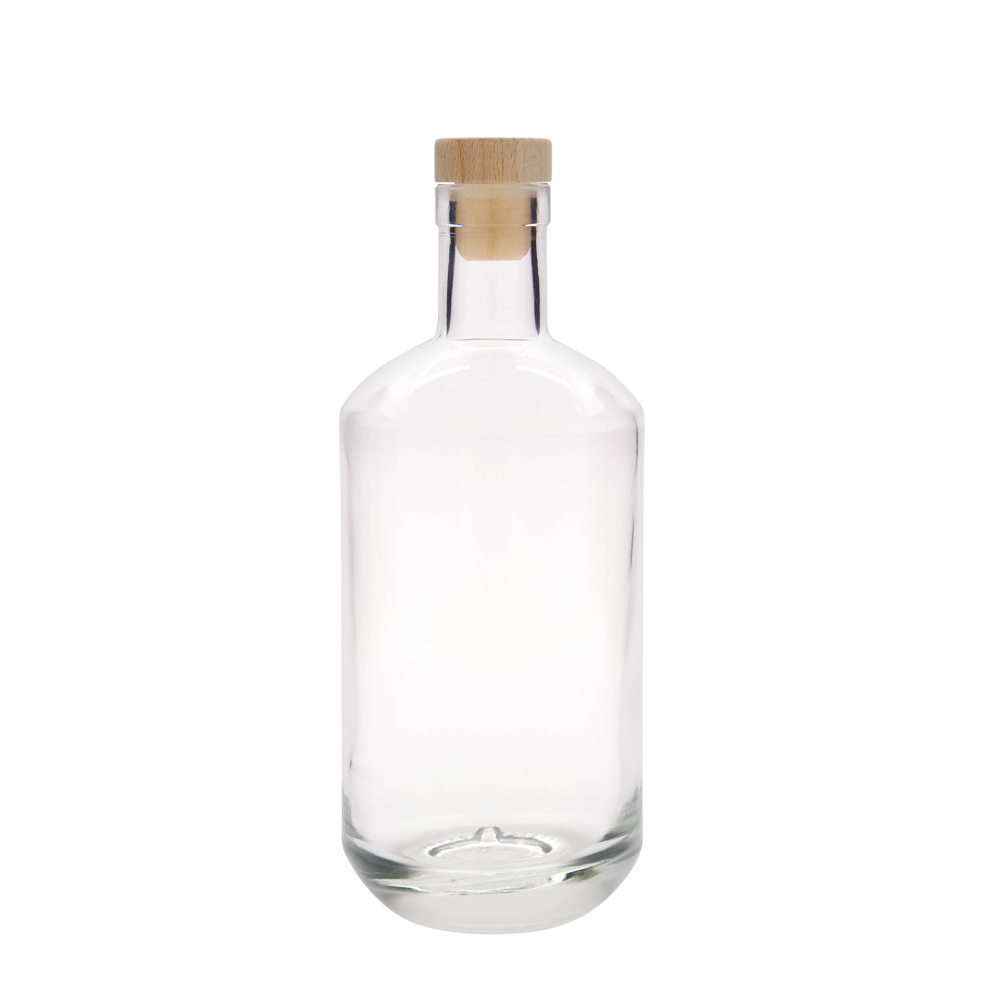 Bouteille en verre 700 ml 'Vienne', ouverture : bouchon en liège Bouteille en verre 700 ml 'Vienne', ouverture : bouchon en liège