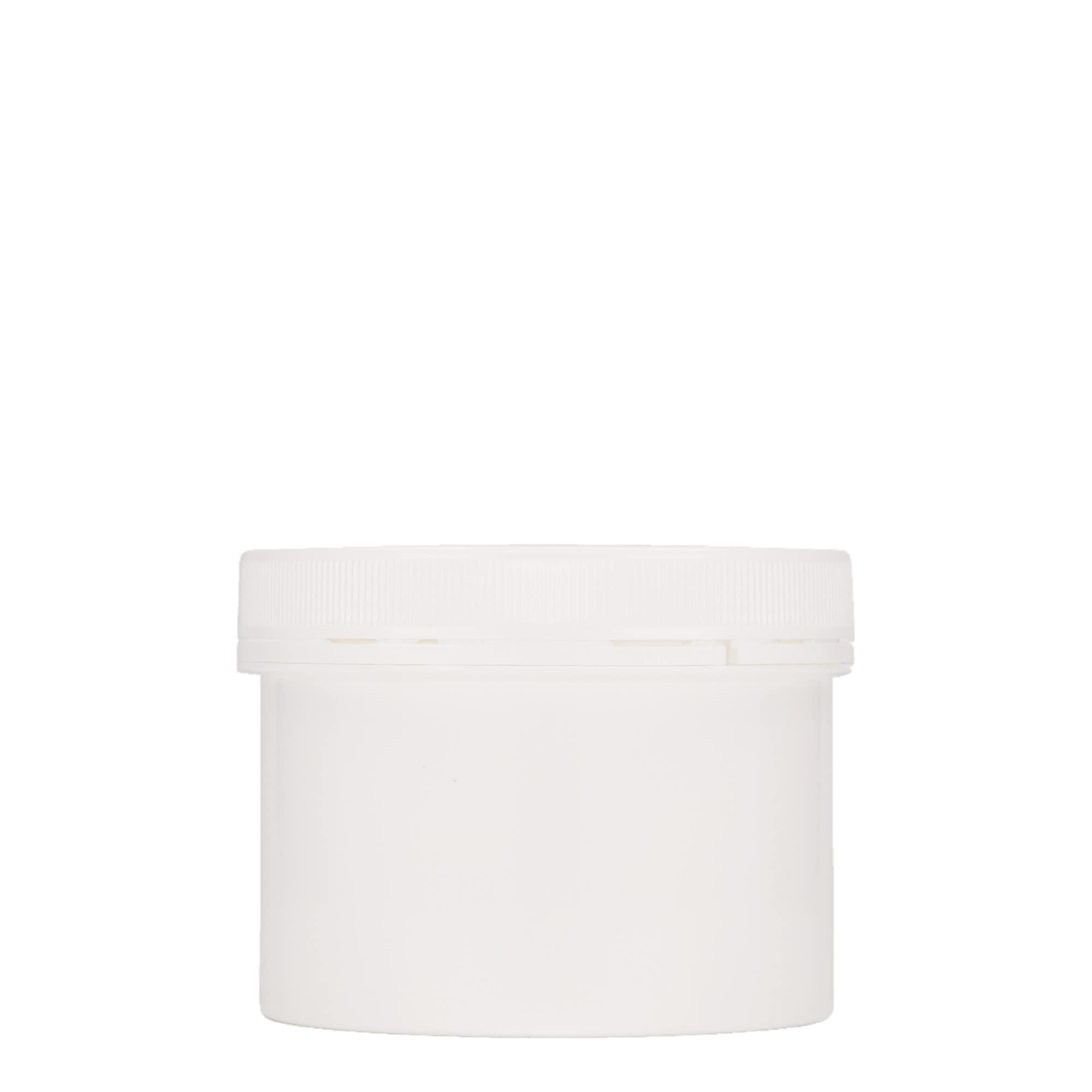 300 ml boîte en plastique « Securilock », PP, blanc, ouverture : bouchon à vis