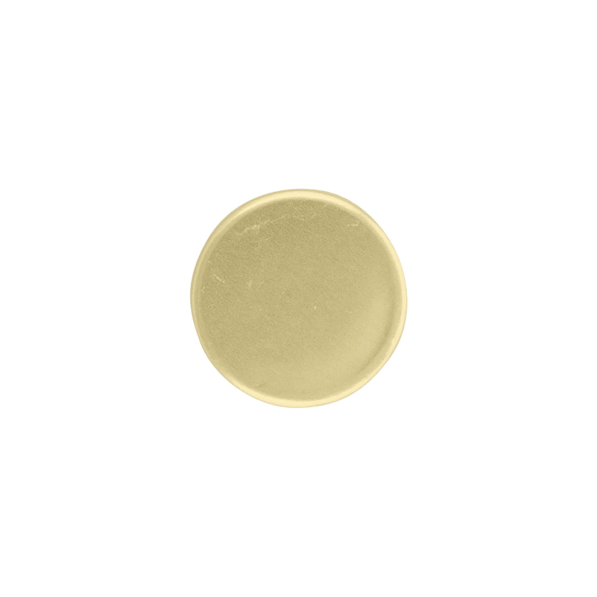 Bouchon à vis avec bec verseur, métal-plastique, doré, pour ouverture : PP 31,5 Bouchon à vis avec bec verseur, métal-plastique, doré, pour ouverture : PP 31,5