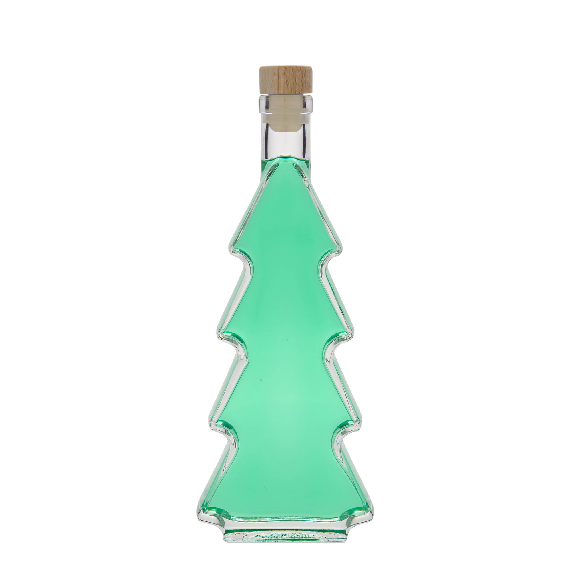 Bouteille en verre 350 ml 'Sapin', ouverture : bouchon en liège