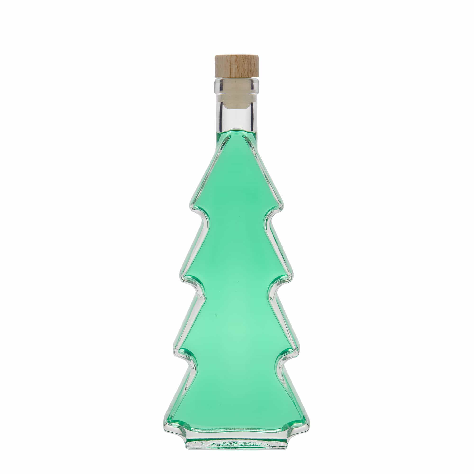 Bouteille en verre 350 ml 'Sapin', ouverture : bouchon en liège