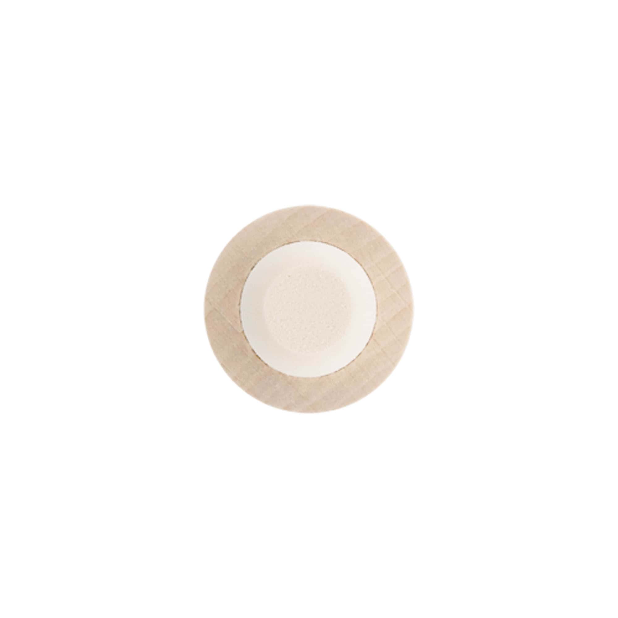 Bouchon à prise 18 mm, bois/plastique, pour embouchure : liège Bouchon à prise 18 mm, bois/plastique, pour embouchure : liège