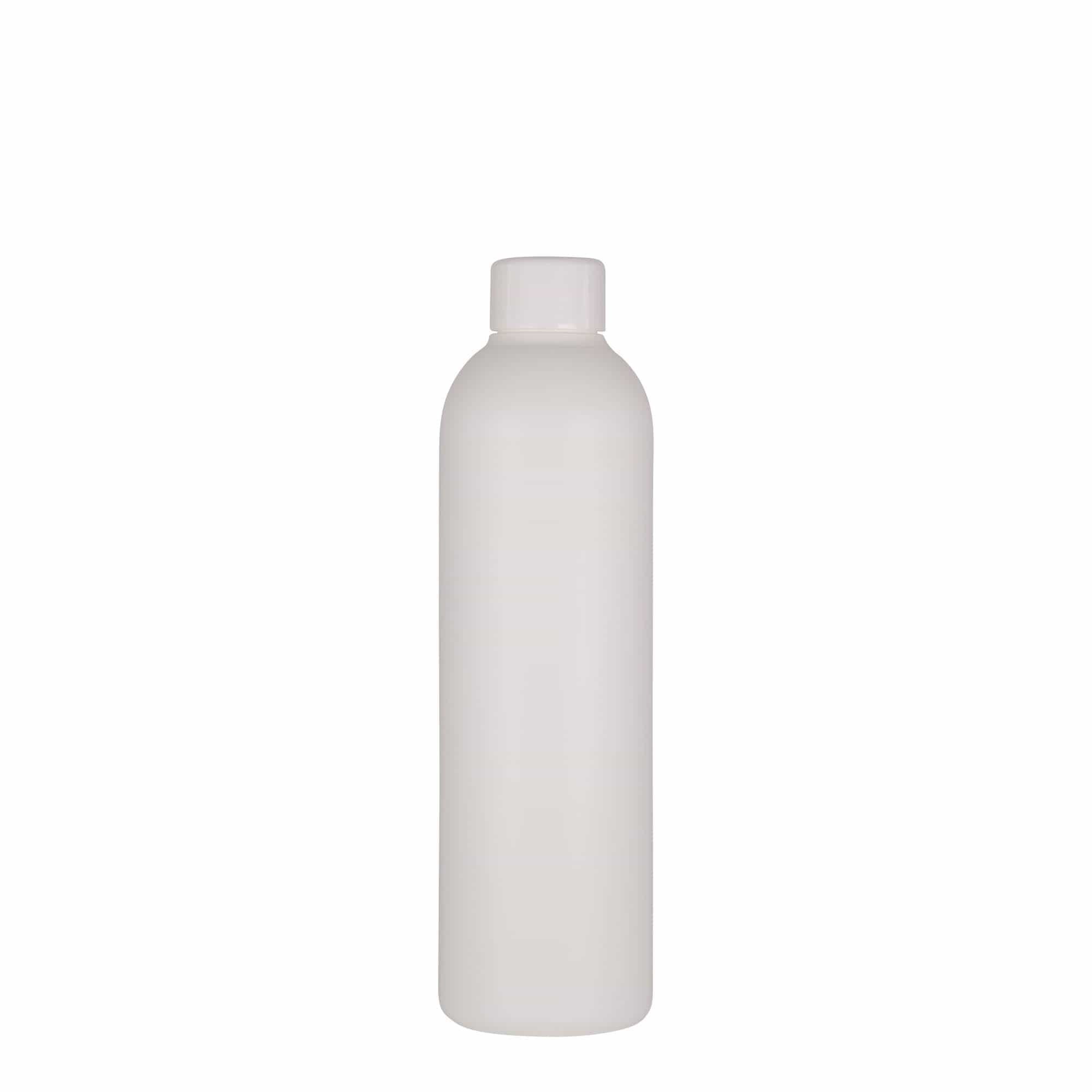 Flacon en plastique 250 ml 'Tuffy', HDPE, blanc, ouverture : 24/410