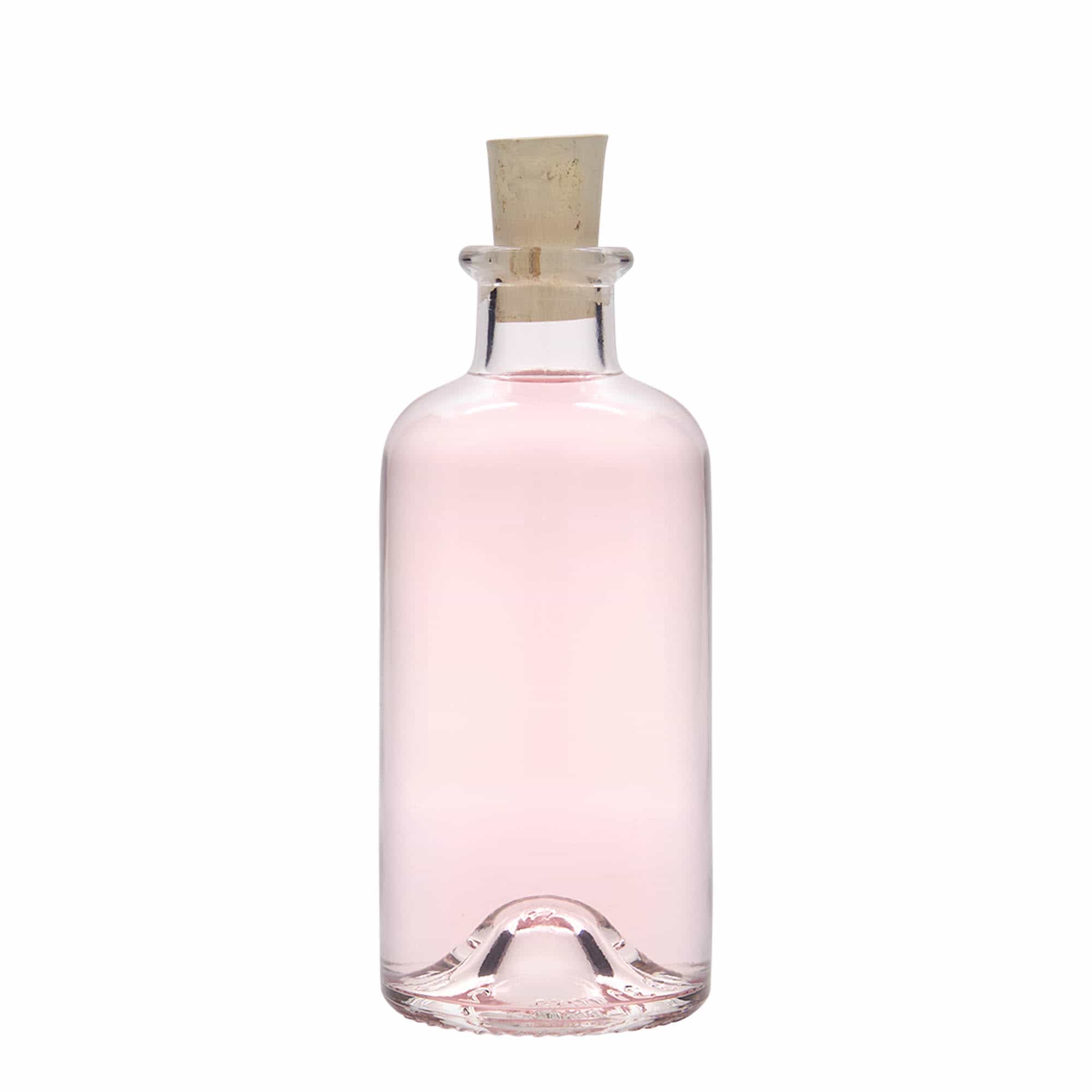 Bouteille en verre apothicaire 200 ml, bouchage: bouchon