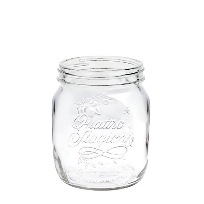 Verre 700 ml « Quattro Stagioni », ouverture : bouchon à vis