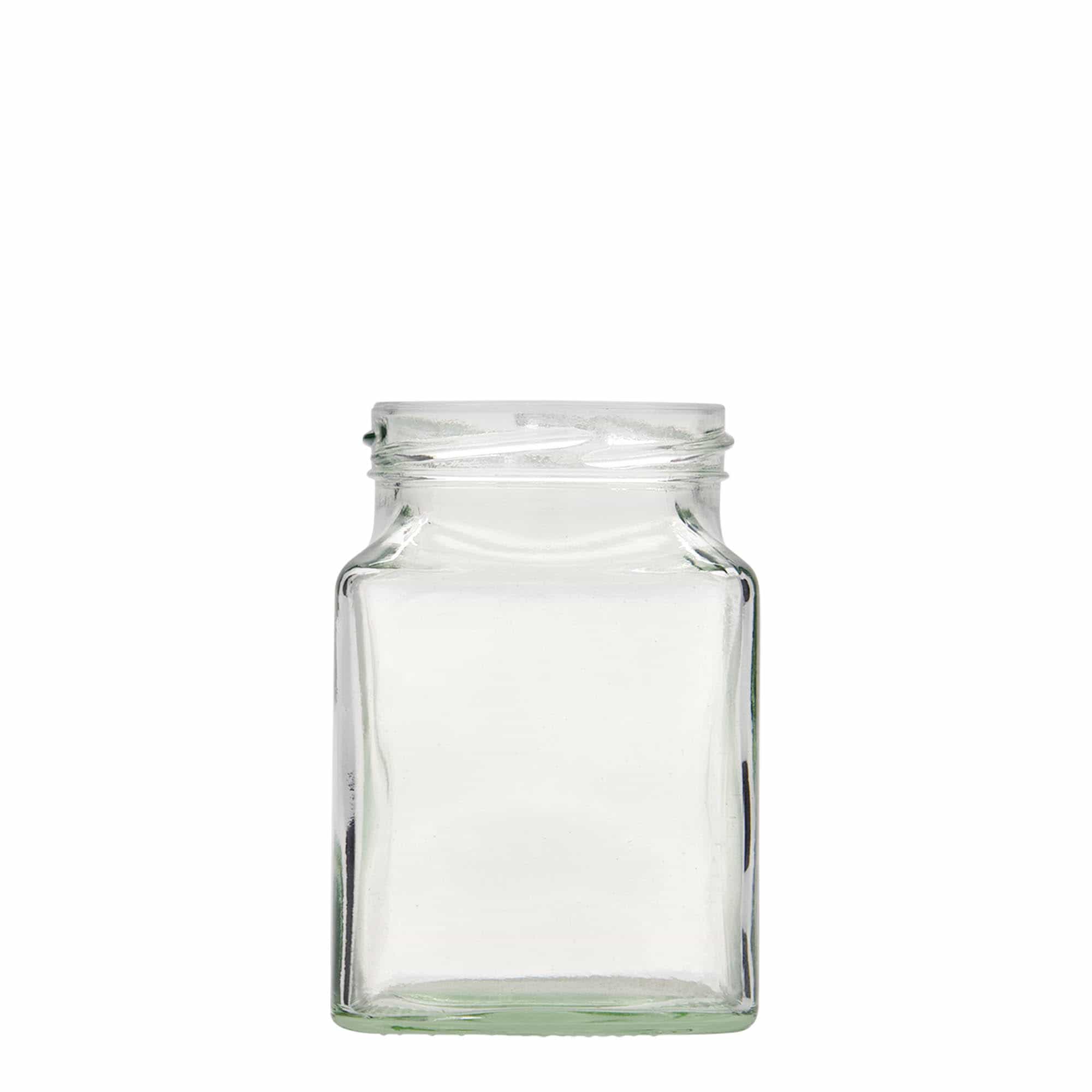 Bocal carré 314 ml, bouchage: Twist-Off (TO 63) Bocal carré 314 ml, bouchage: Twist-Off (TO 63)