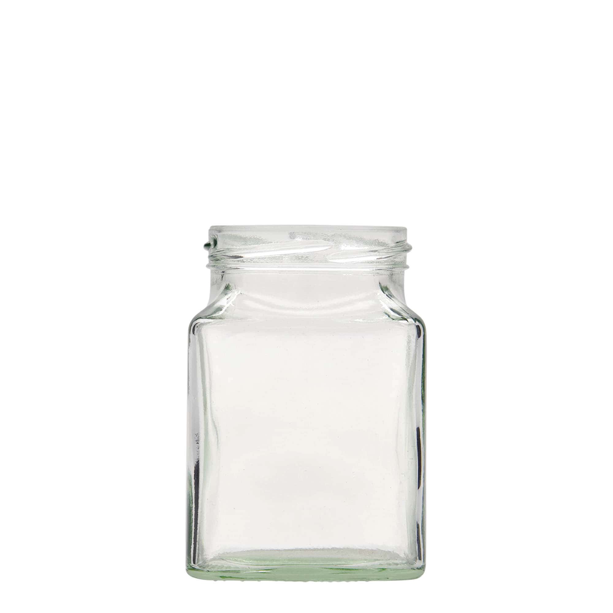 314 ml verre carré, ouverture : Twist-Off (TO 63)