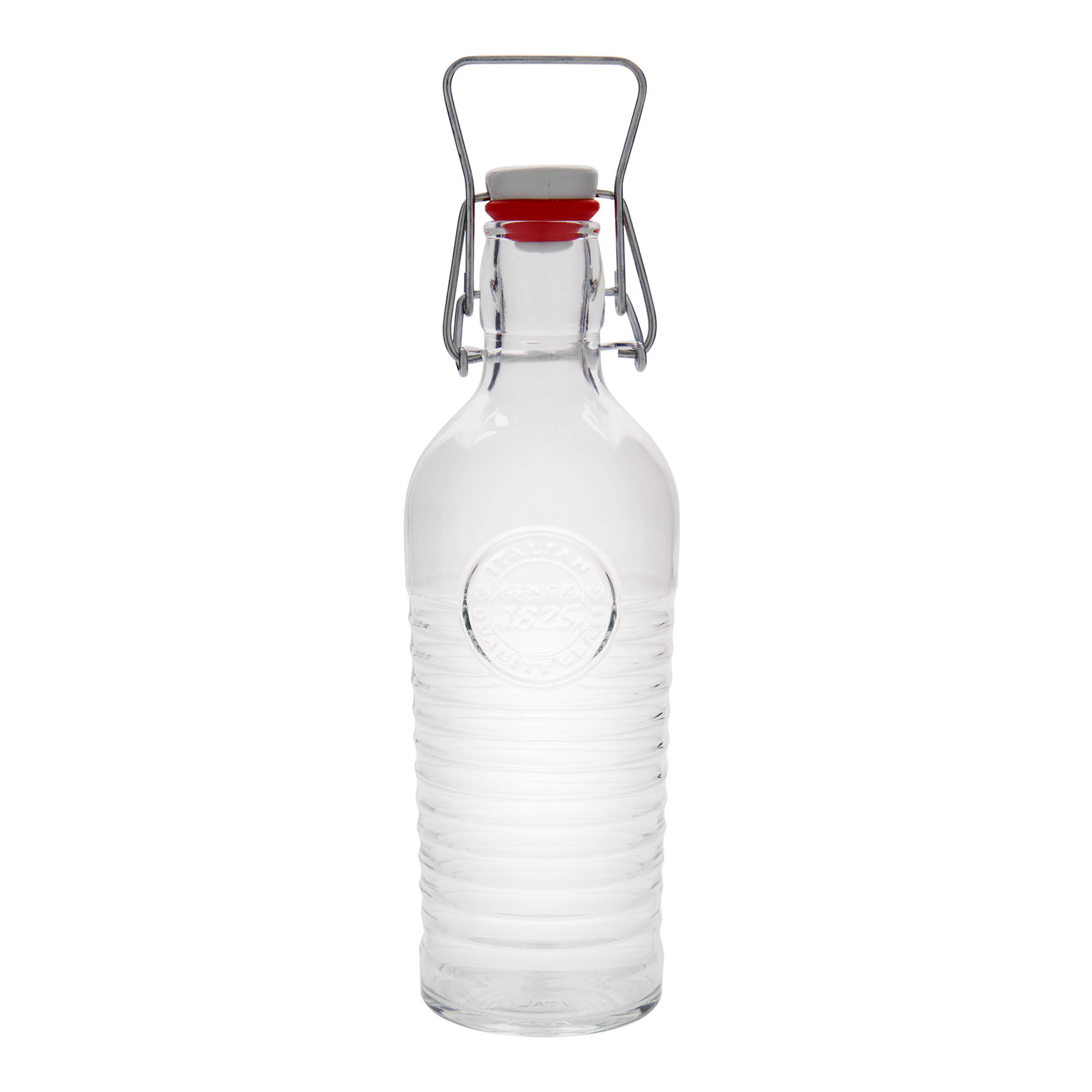 Bouteille en verre de 750 ml 'Officina 1825', ouverture : bouchon à bascule